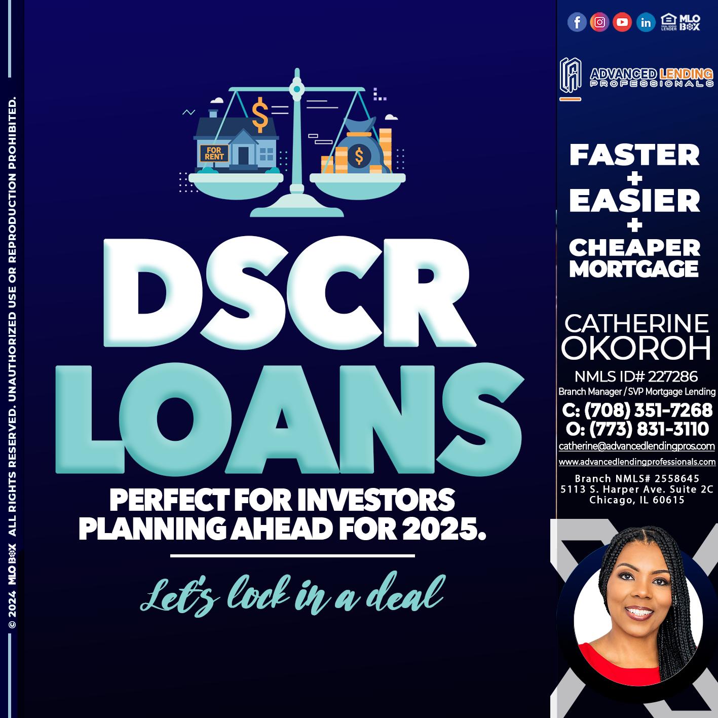 DSCR LOANS -  Advanced Lending Professionals -Branch Manager