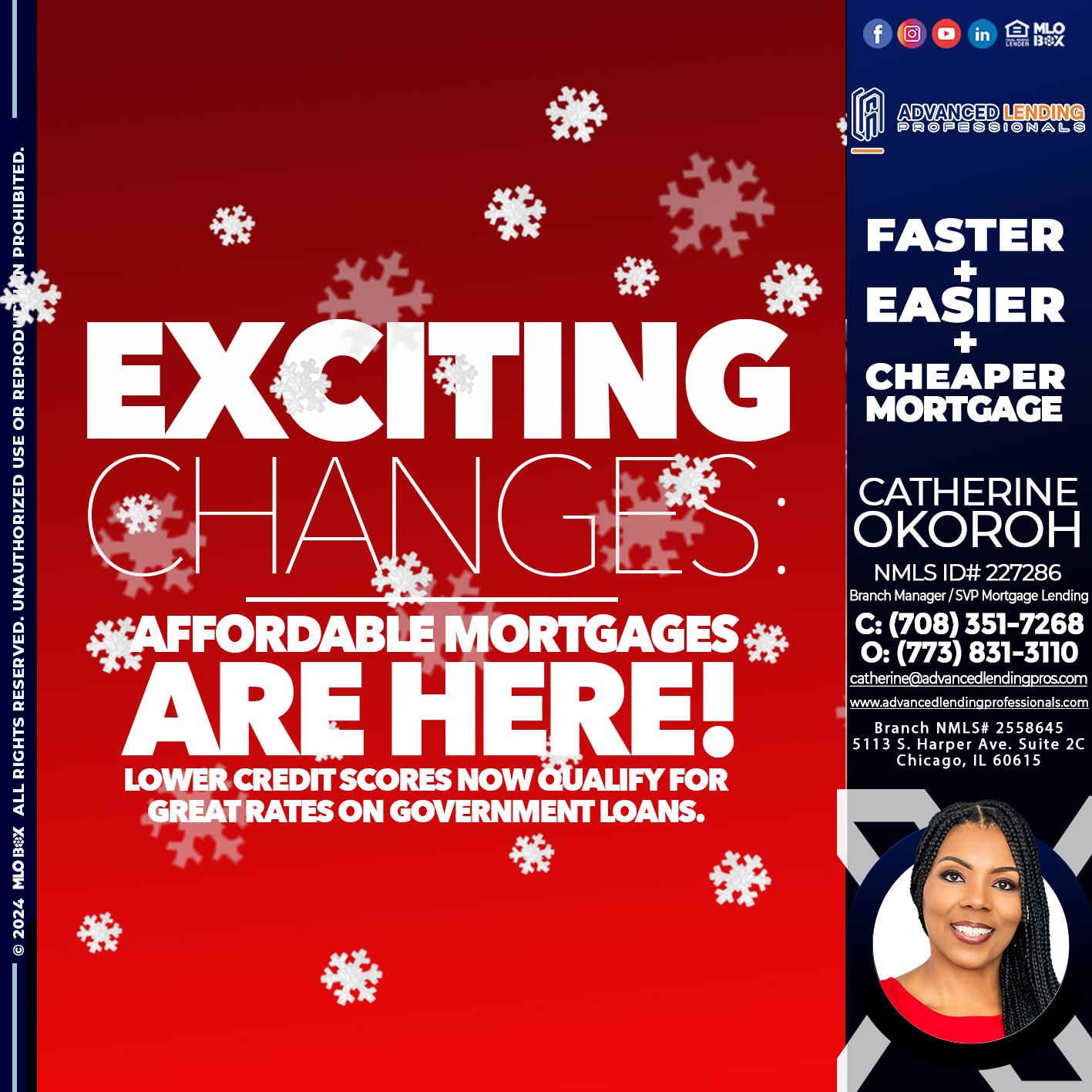 EXCITING CHANGES -  Advanced Lending Professionals -Branch Manager