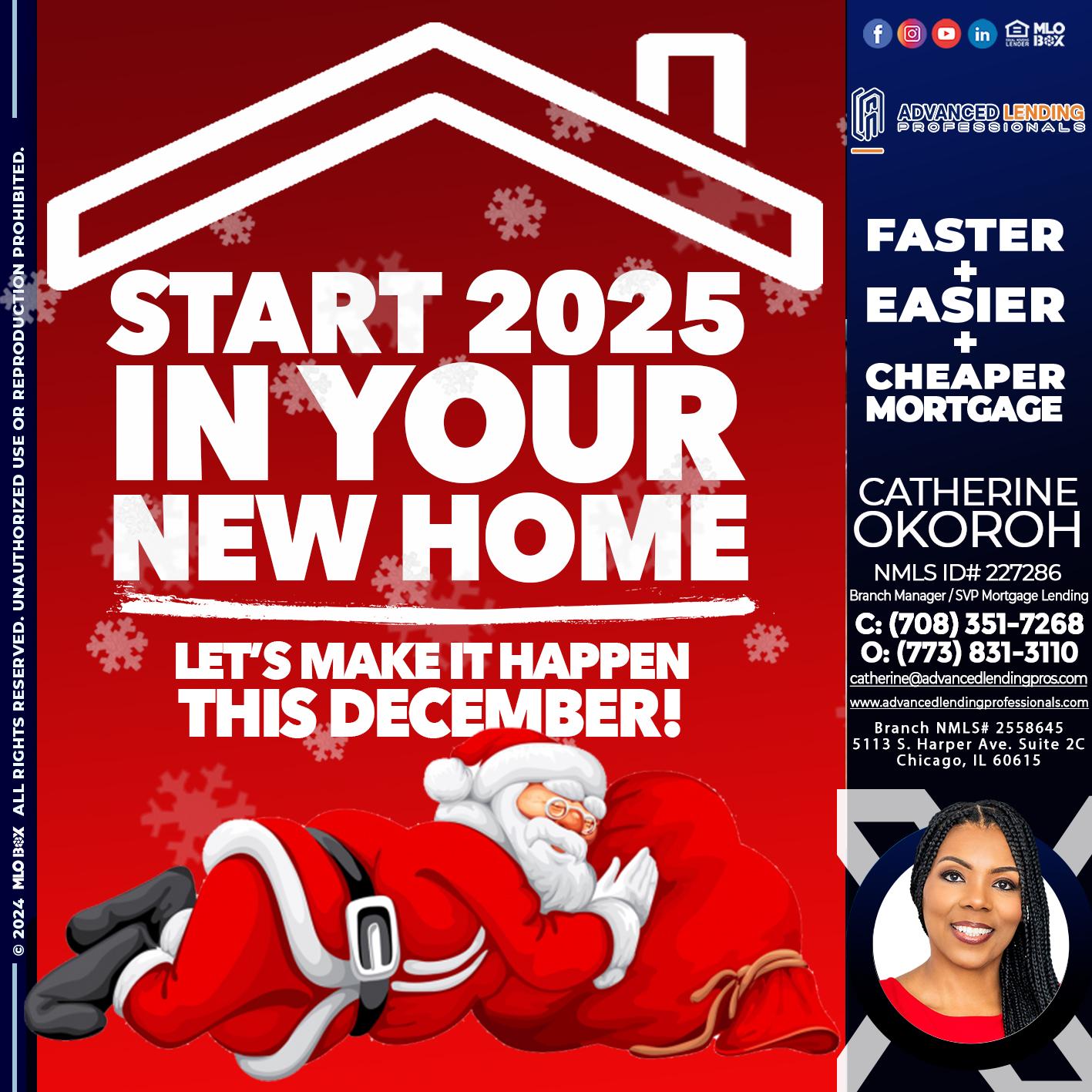 start 2025 -  Advanced Lending Professionals -Branch Manager