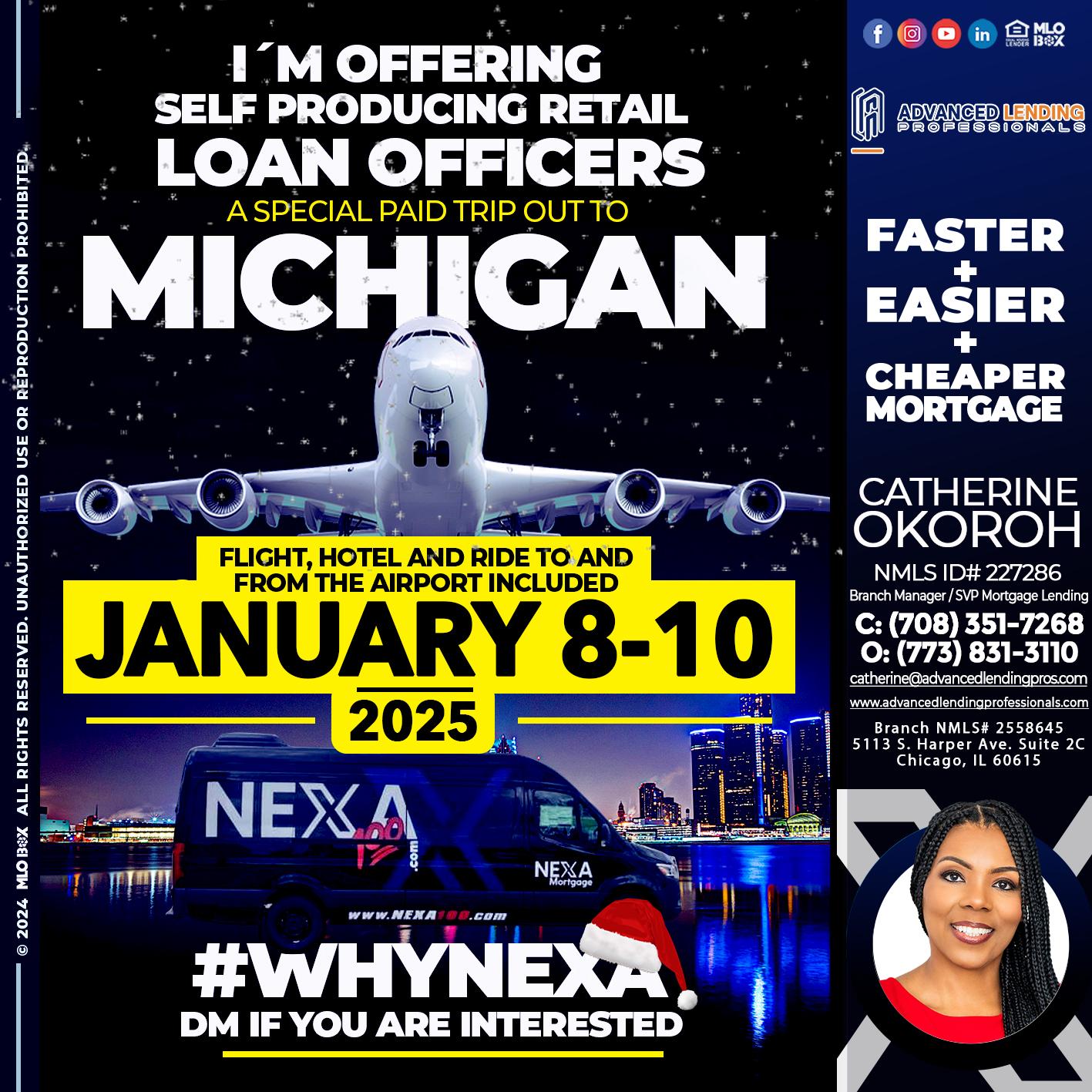 michigan trip -  Advanced Lending Professionals -Branch Manager