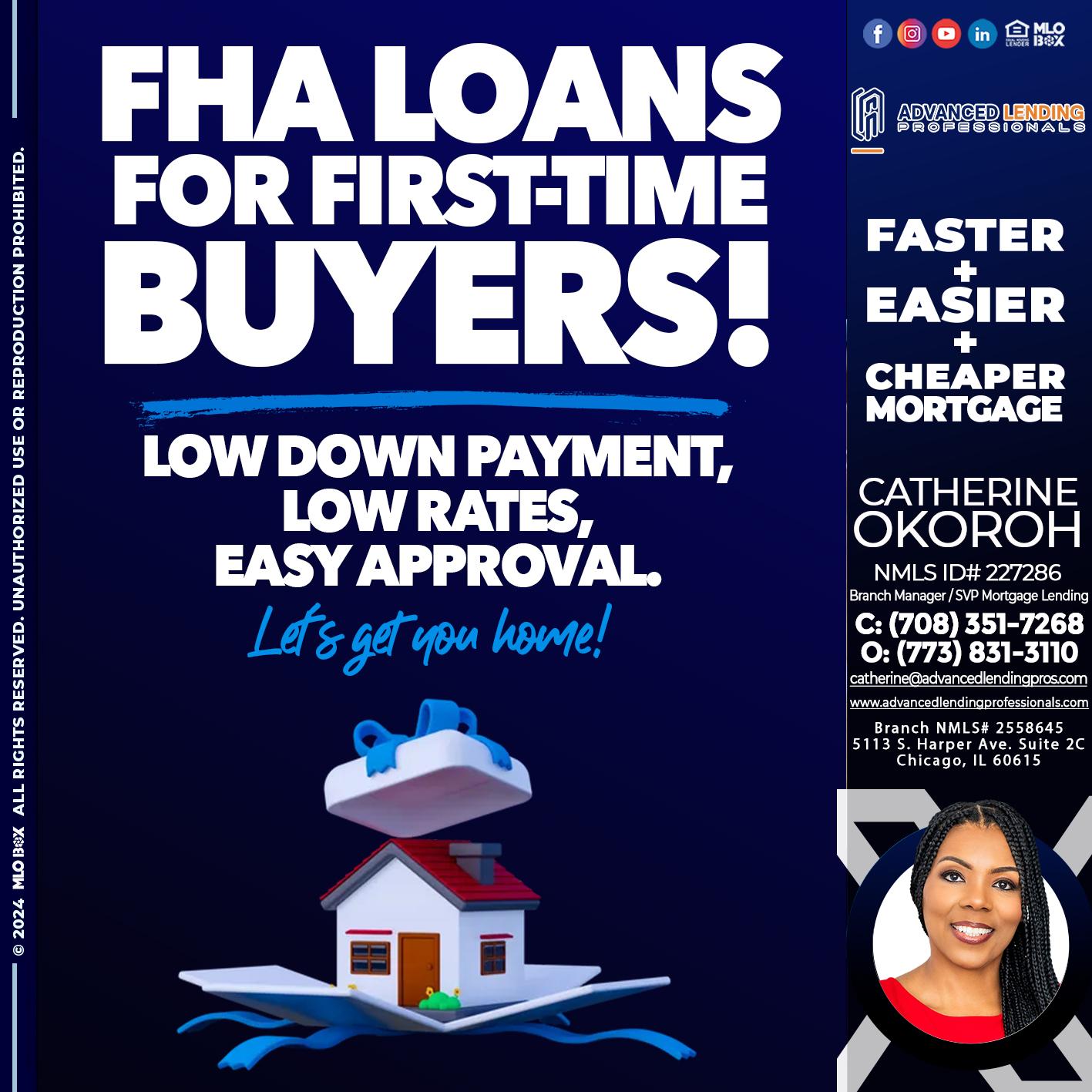 FHA LOANS -  Advanced Lending Professionals -Branch Manager