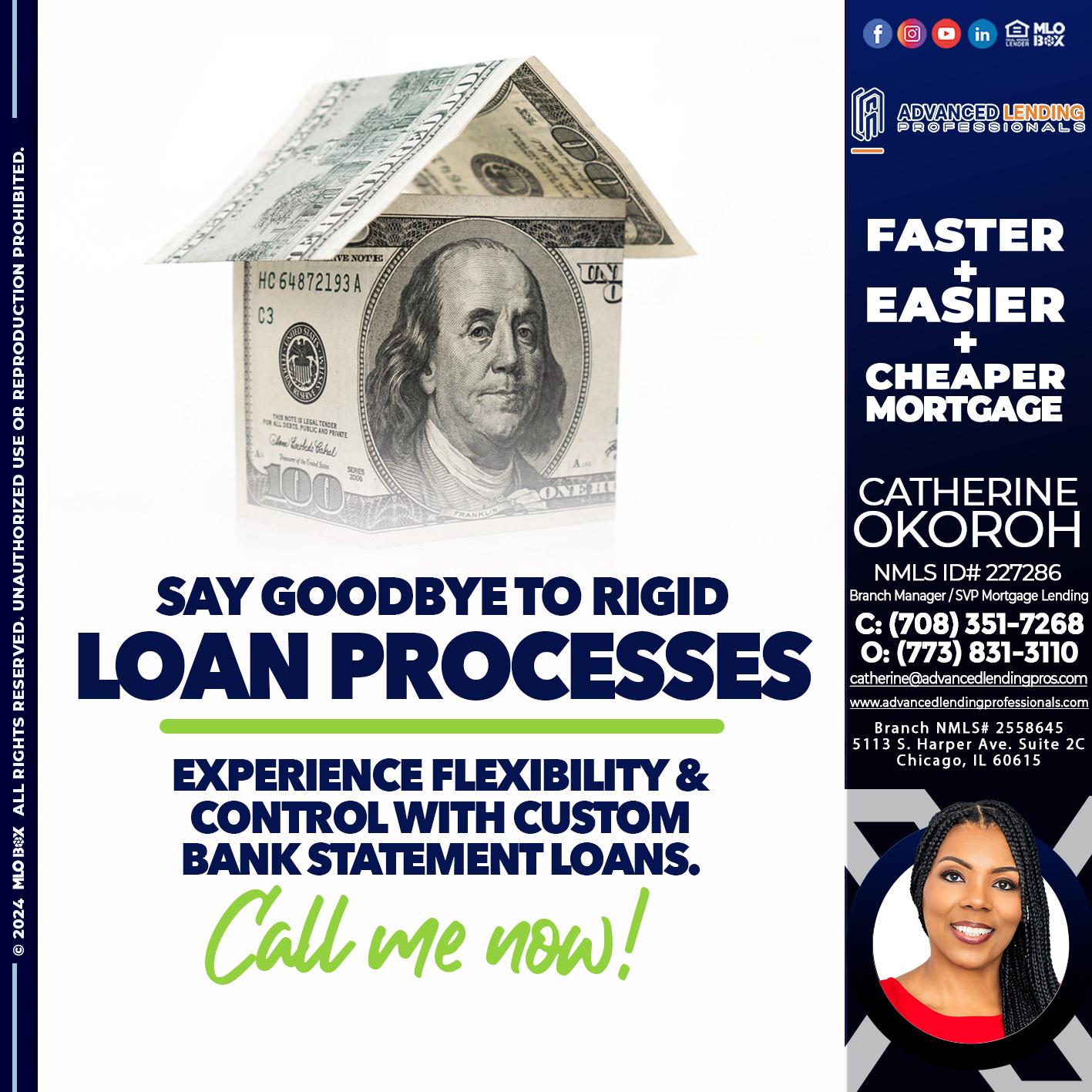 SAY GOODBYE -  Advanced Lending Professionals -Branch Manager