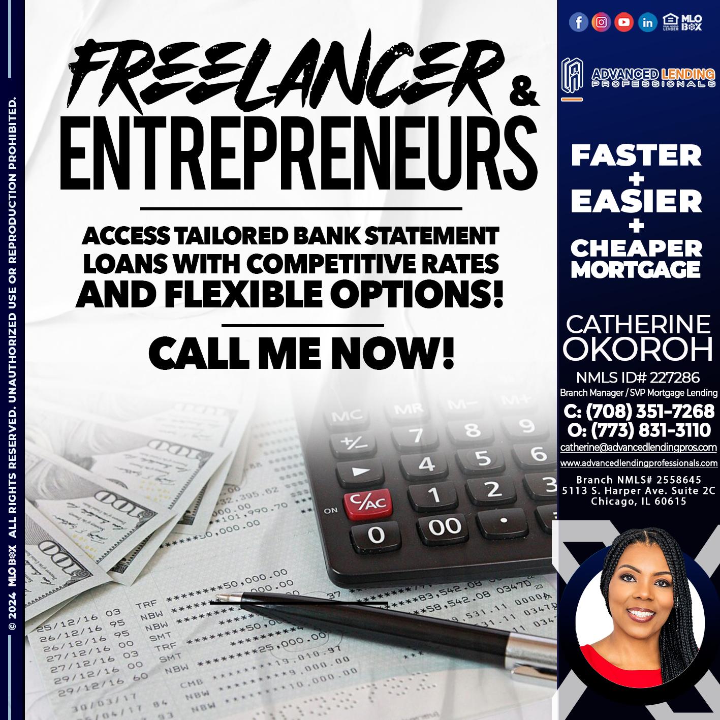freelancer -  Advanced Lending Professionals -Branch Manager