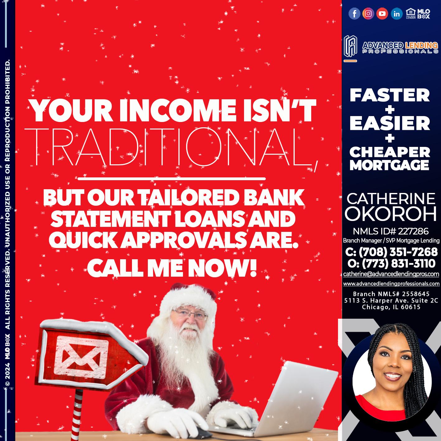YOUR INCOME ISN´T -  Advanced Lending Professionals -Branch Manager