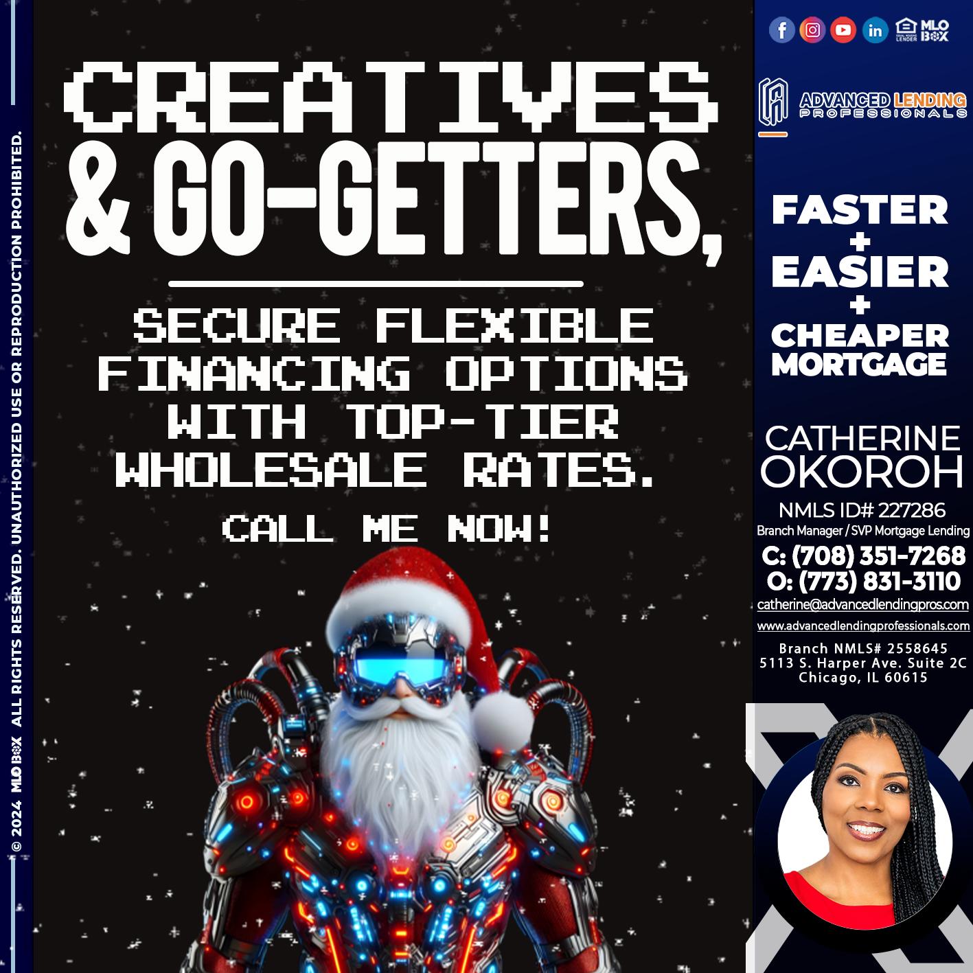 creatives and go-getters -  Advanced Lending Professionals -Branch Manager