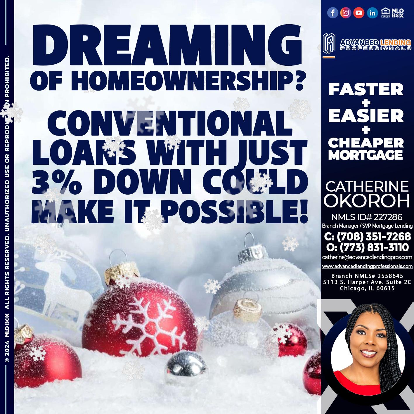 dreaming of homeowrnersip -  Advanced Lending Professionals -Branch Manager