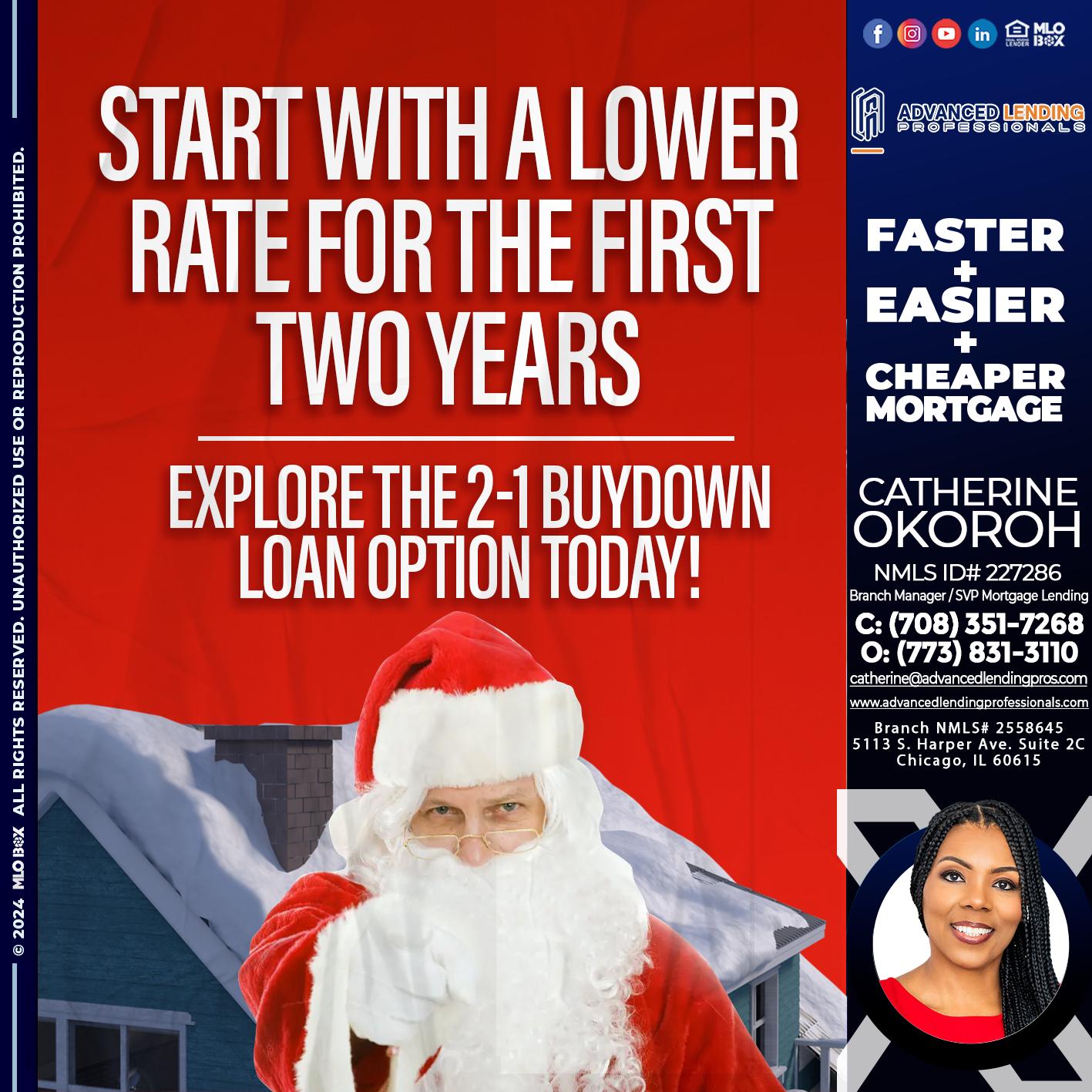 start with a lower -  Advanced Lending Professionals -Branch Manager