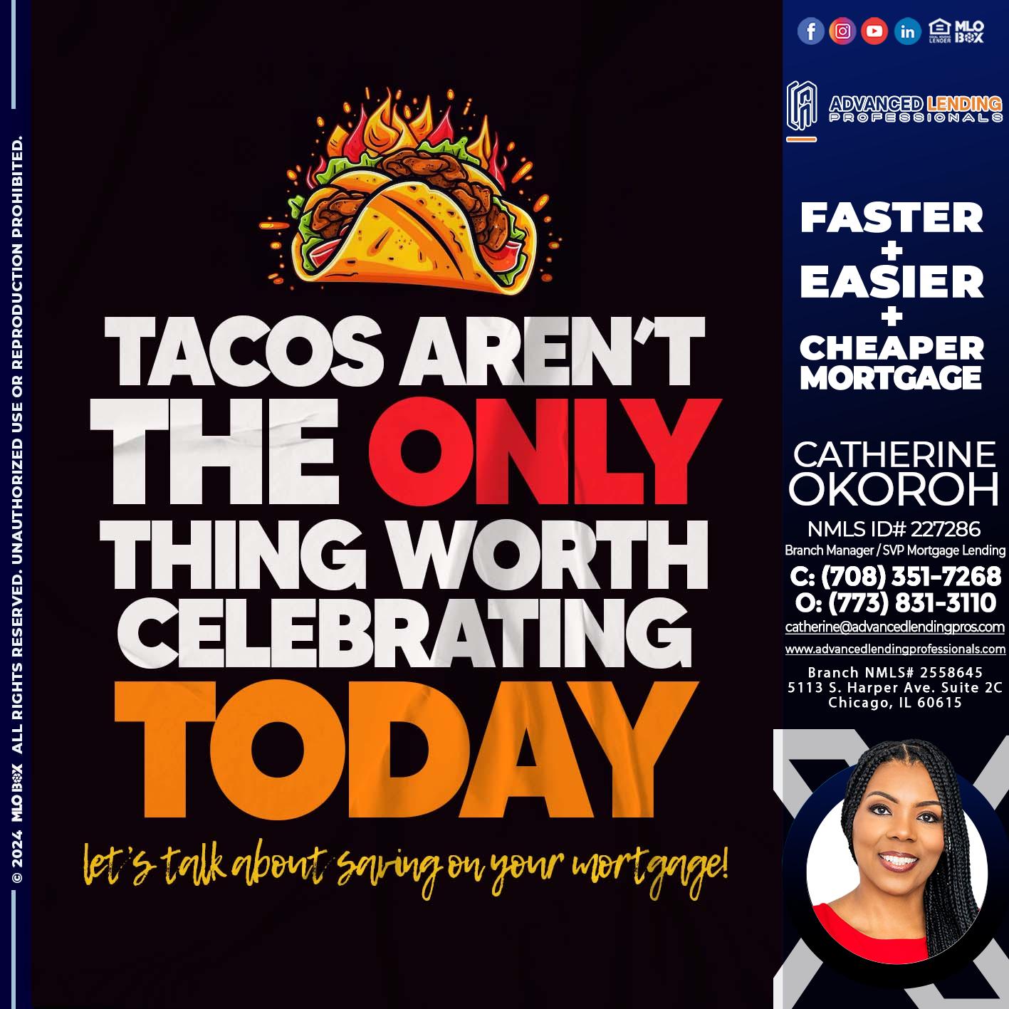 TACOS ARENT THE ONLY -  Advanced Lending Professionals -Branch Manager
