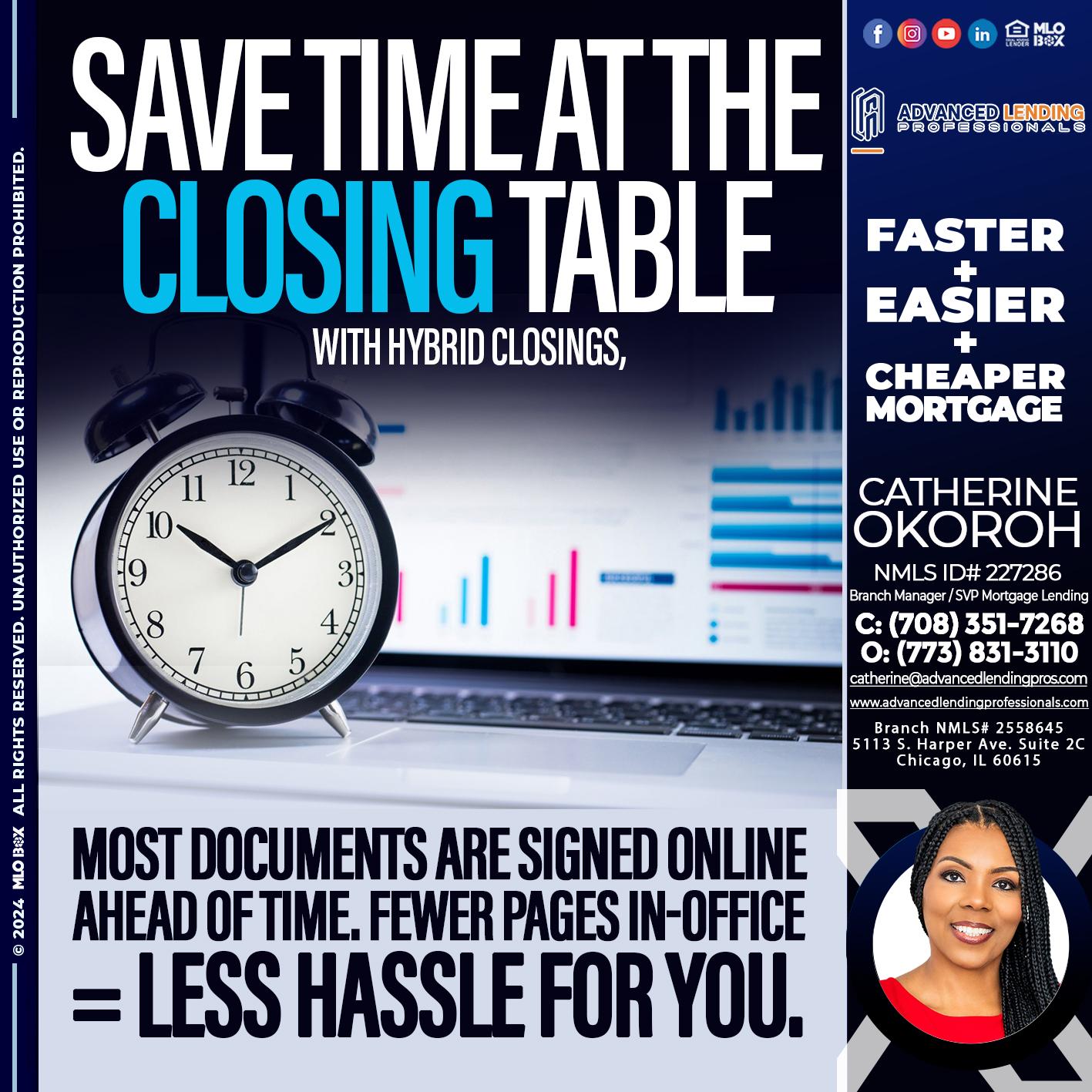 SAVE TIME -  Advanced Lending Professionals -Branch Manager