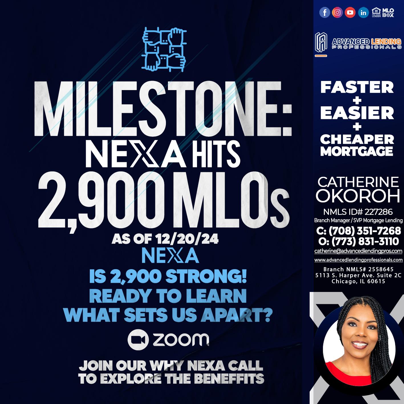 MILSTONE 2900 -  Advanced Lending Professionals -Branch Manager