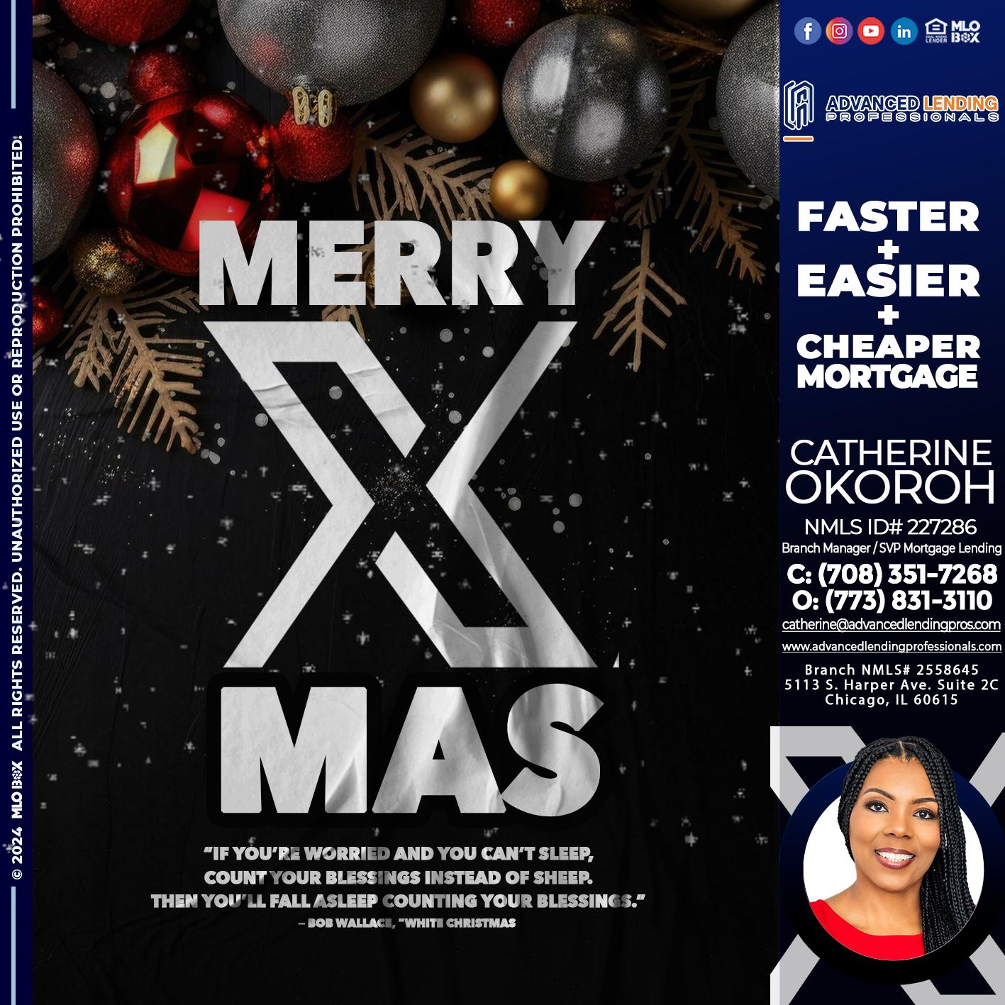 MERRY XMAS -  Advanced Lending Professionals -Branch Manager