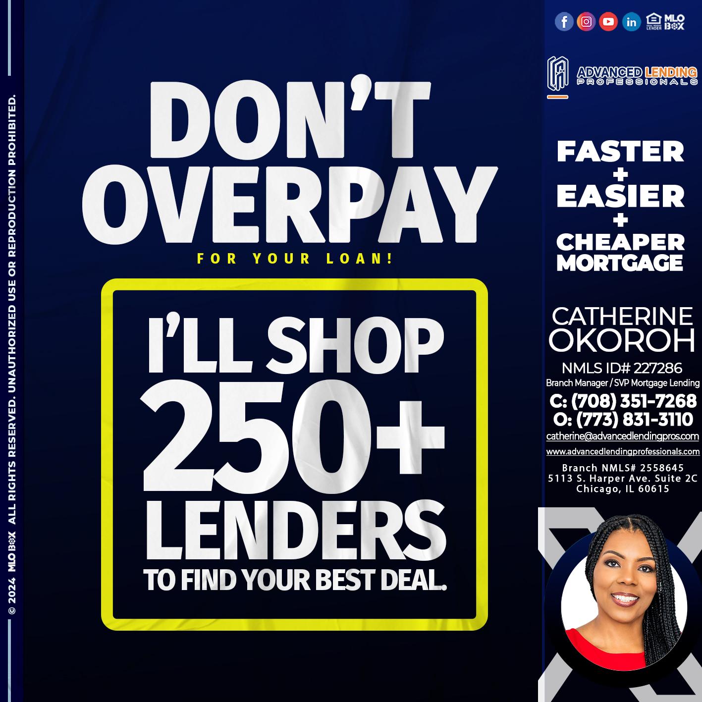 dont overpay -  Advanced Lending Professionals -Branch Manager