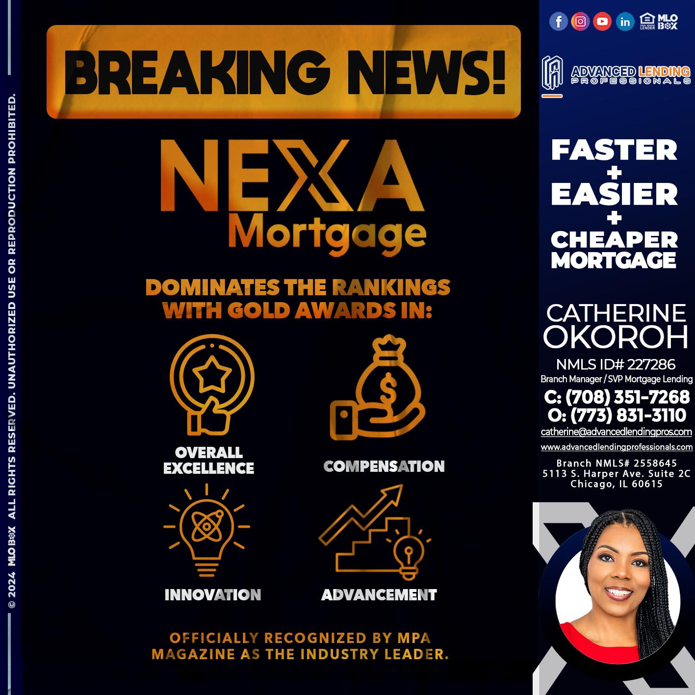 BREAKING NEWS -  Advanced Lending Professionals -Branch Manager