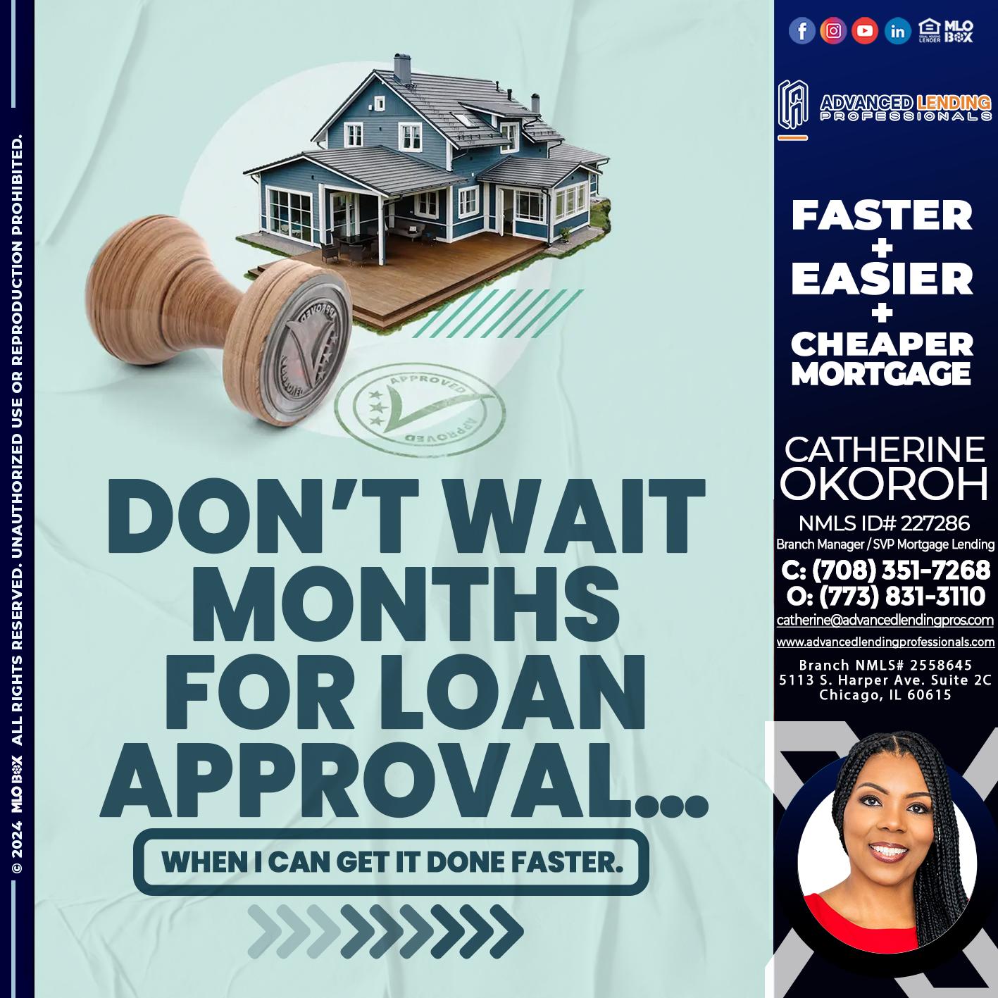 DONT WAIT -  Advanced Lending Professionals -Branch Manager