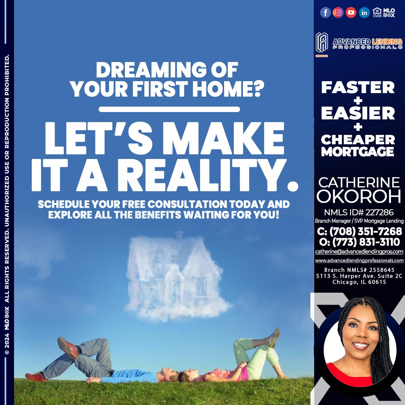 LETS MAKE IT REALITY -  Advanced Lending Professionals -Branch Manager