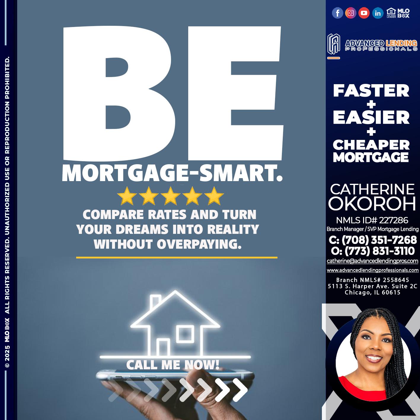 BE MORTGAGE-SMART -  Advanced Lending Professionals -Branch Manager