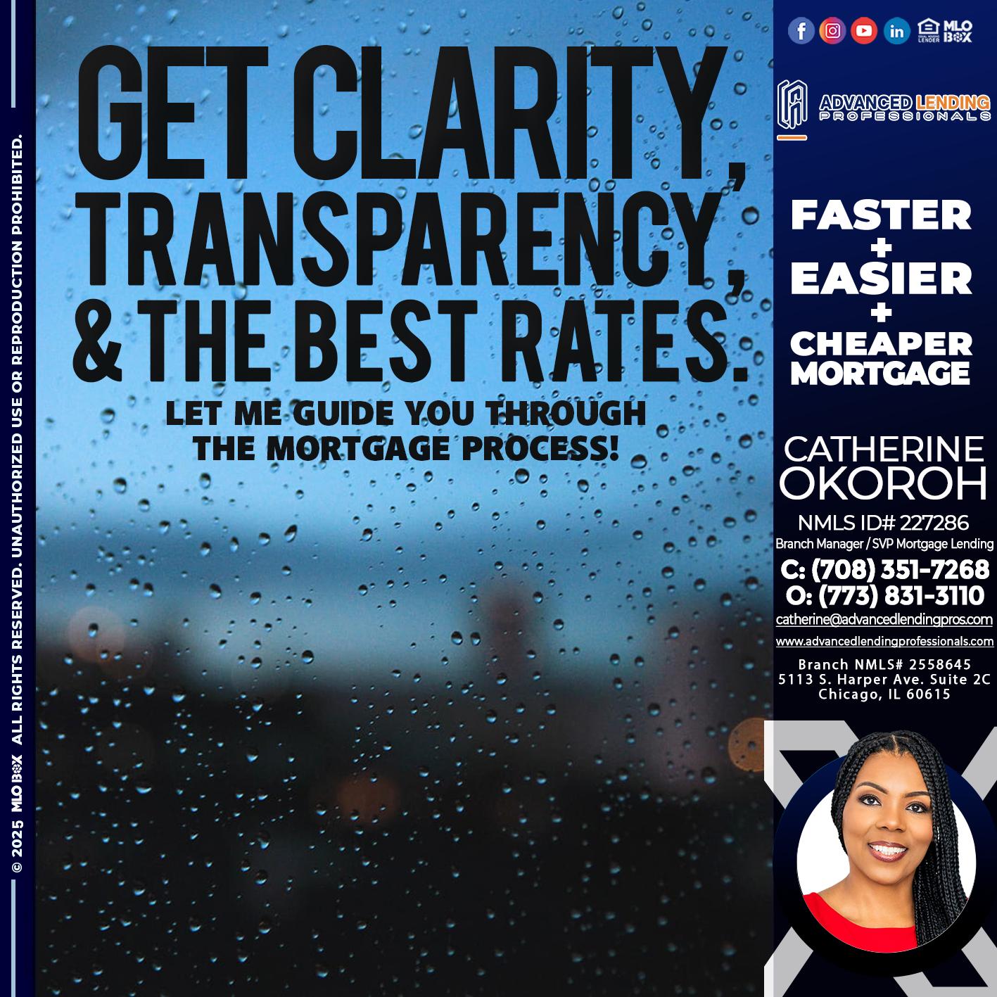 GET CLARITY -  Advanced Lending Professionals -Branch Manager