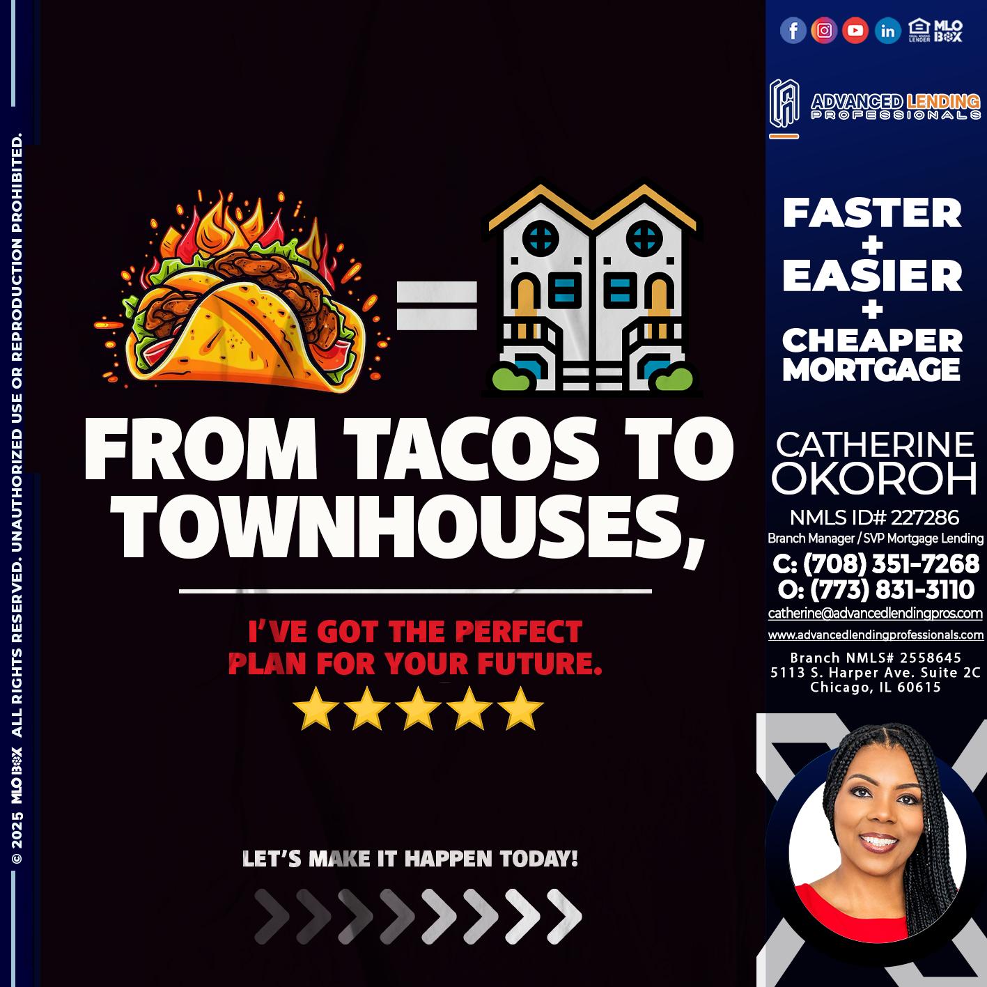 from tacos to -  Advanced Lending Professionals -Branch Manager