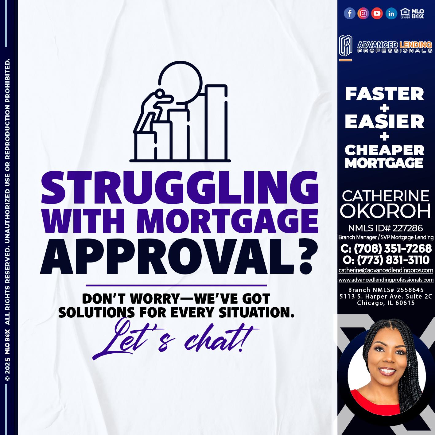 STRUGLING -  Advanced Lending Professionals -Branch Manager