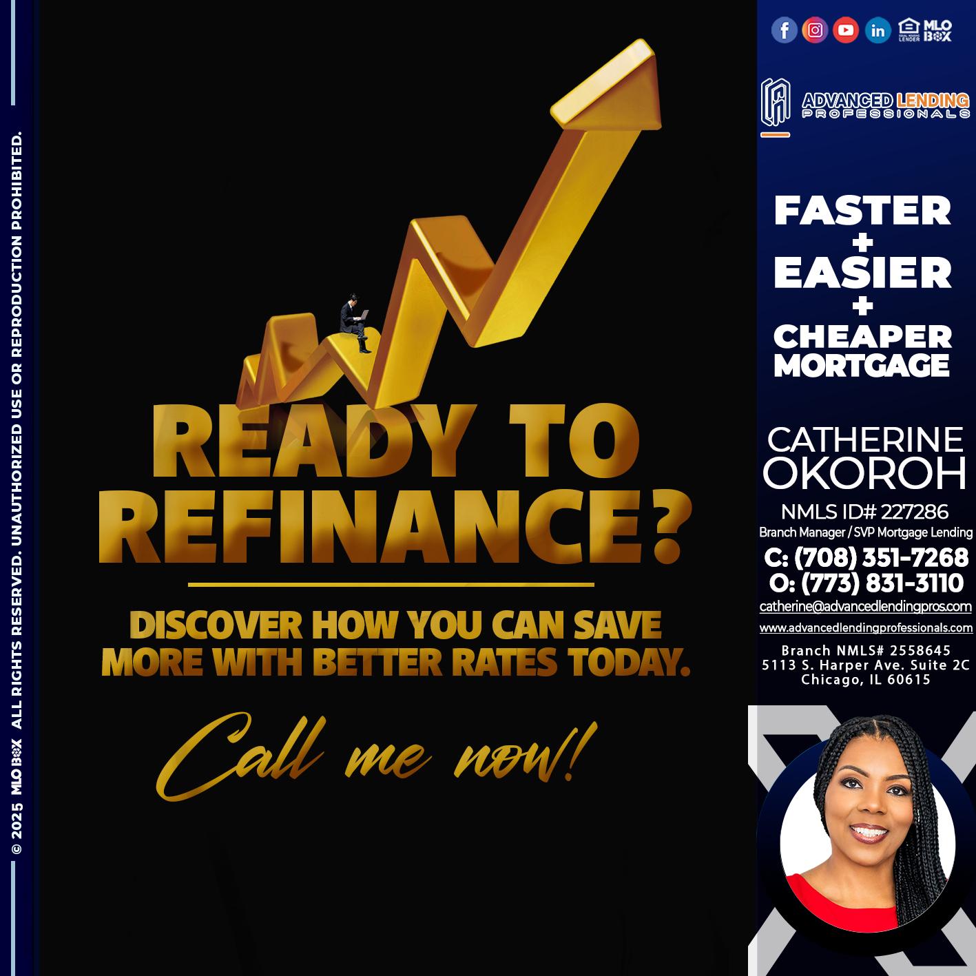 READY TO REFI -  Advanced Lending Professionals -Branch Manager