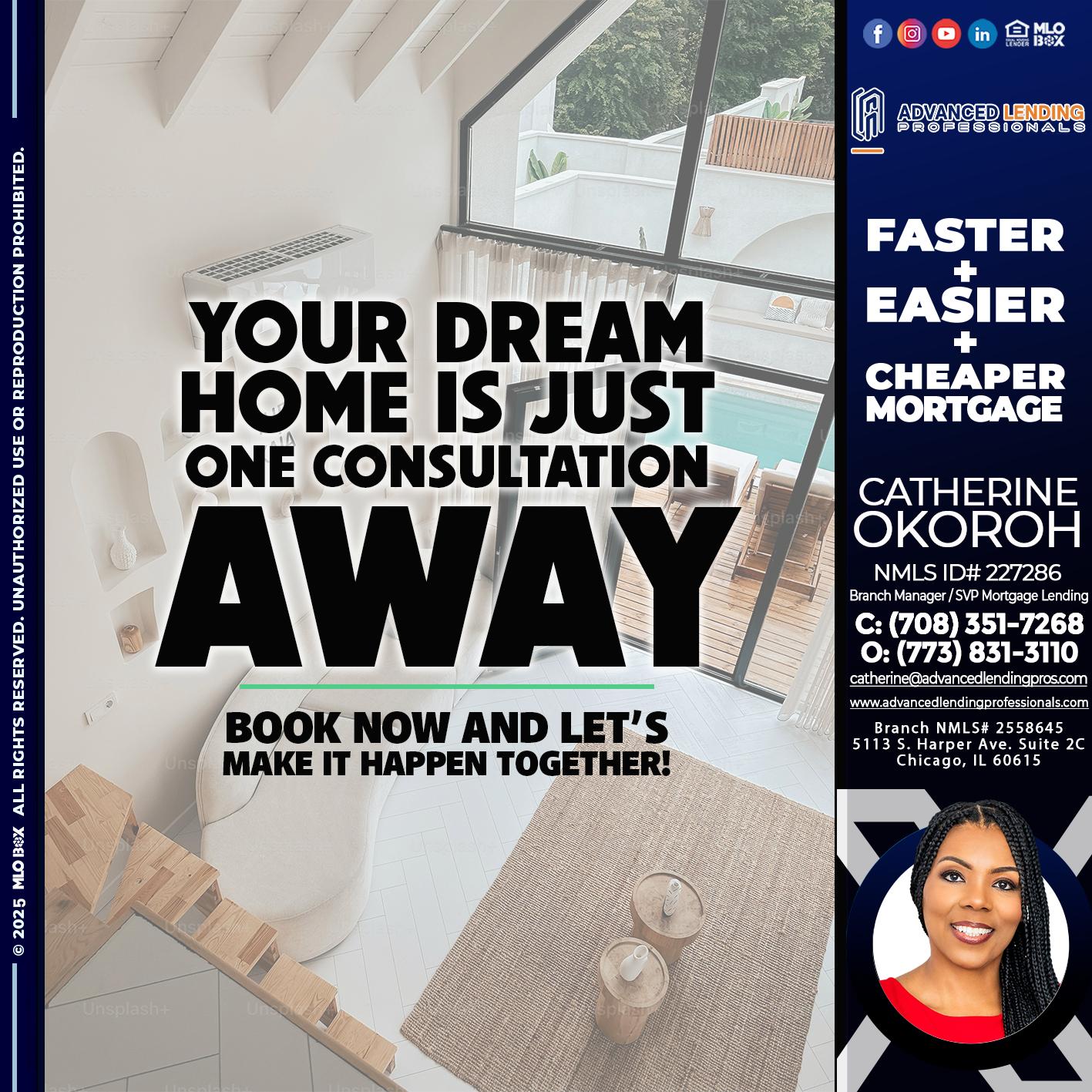 YOUR DREAM HOME -  Advanced Lending Professionals -Branch Manager