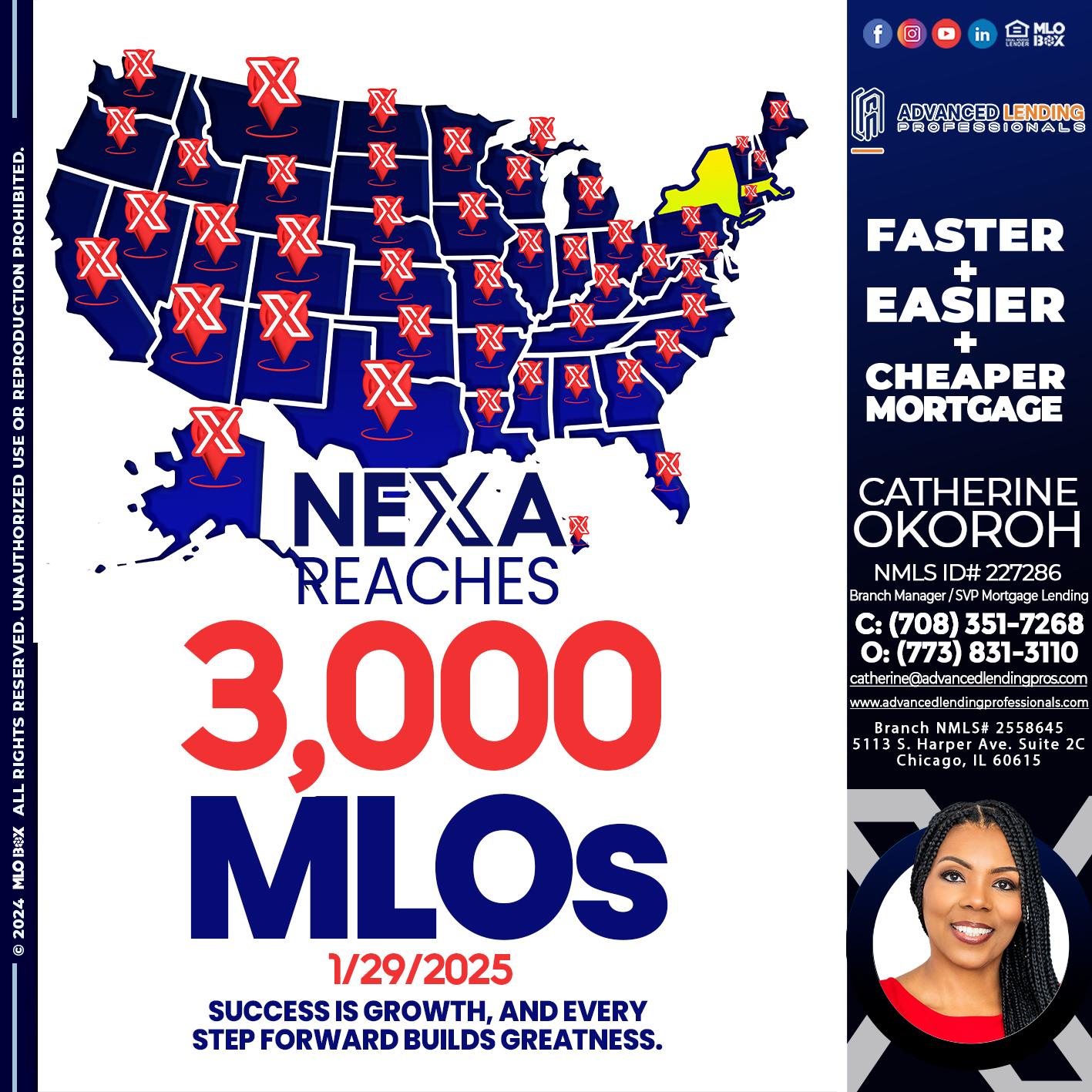 3,000 MLOs -  Advanced Lending Professionals -Branch Manager