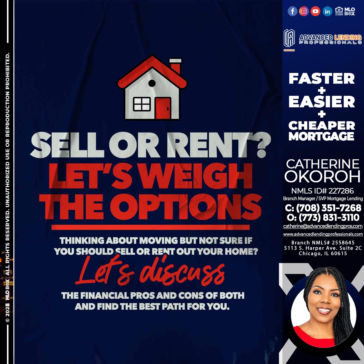 SELL OR RENT? -  Advanced Lending Professionals -Branch Manager