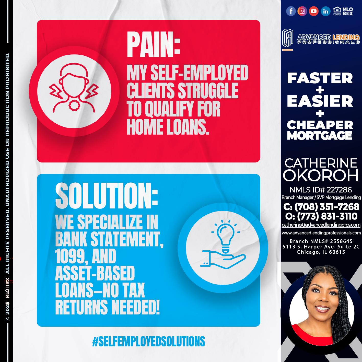 pain-solution -  Advanced Lending Professionals -Branch Manager