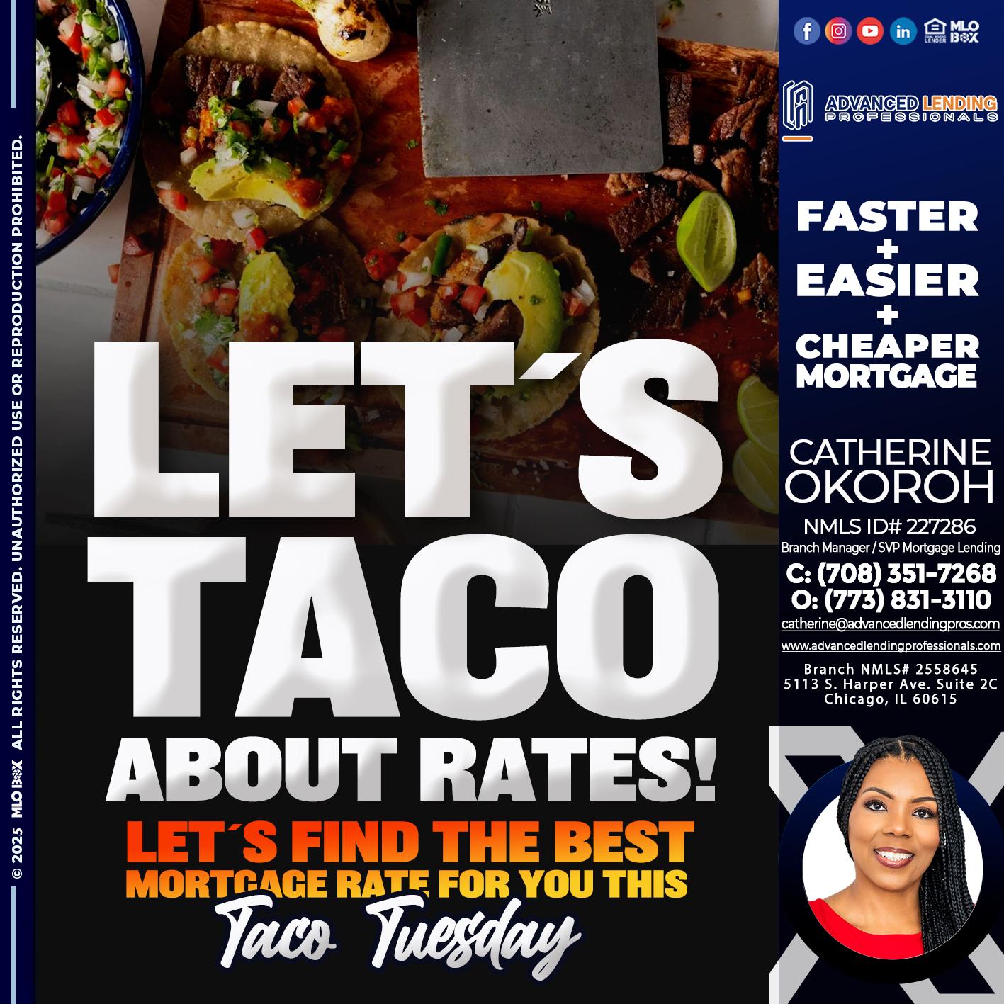 LETS TACO -  Advanced Lending Professionals -Branch Manager