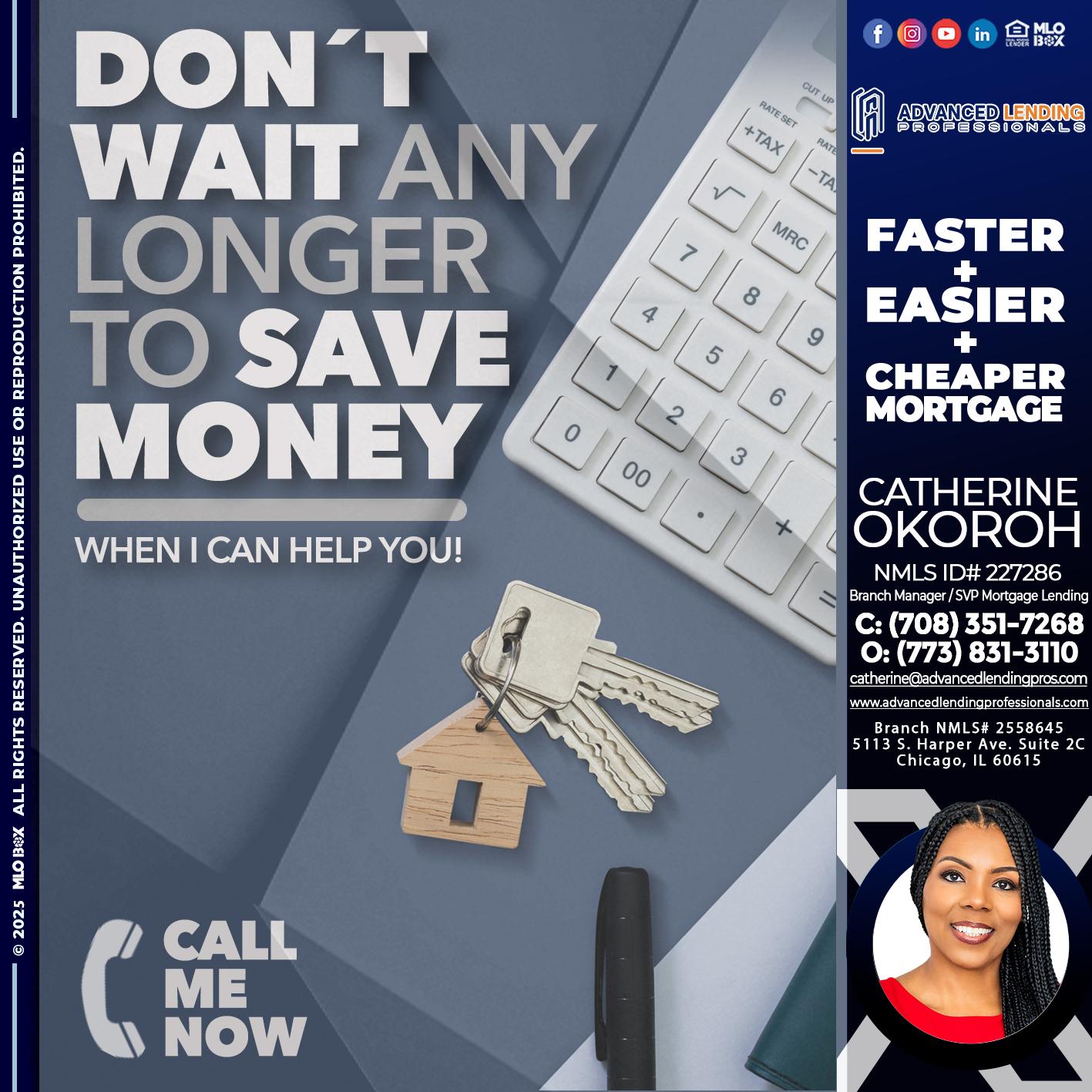 DONT WAIT -  Advanced Lending Professionals -Branch Manager