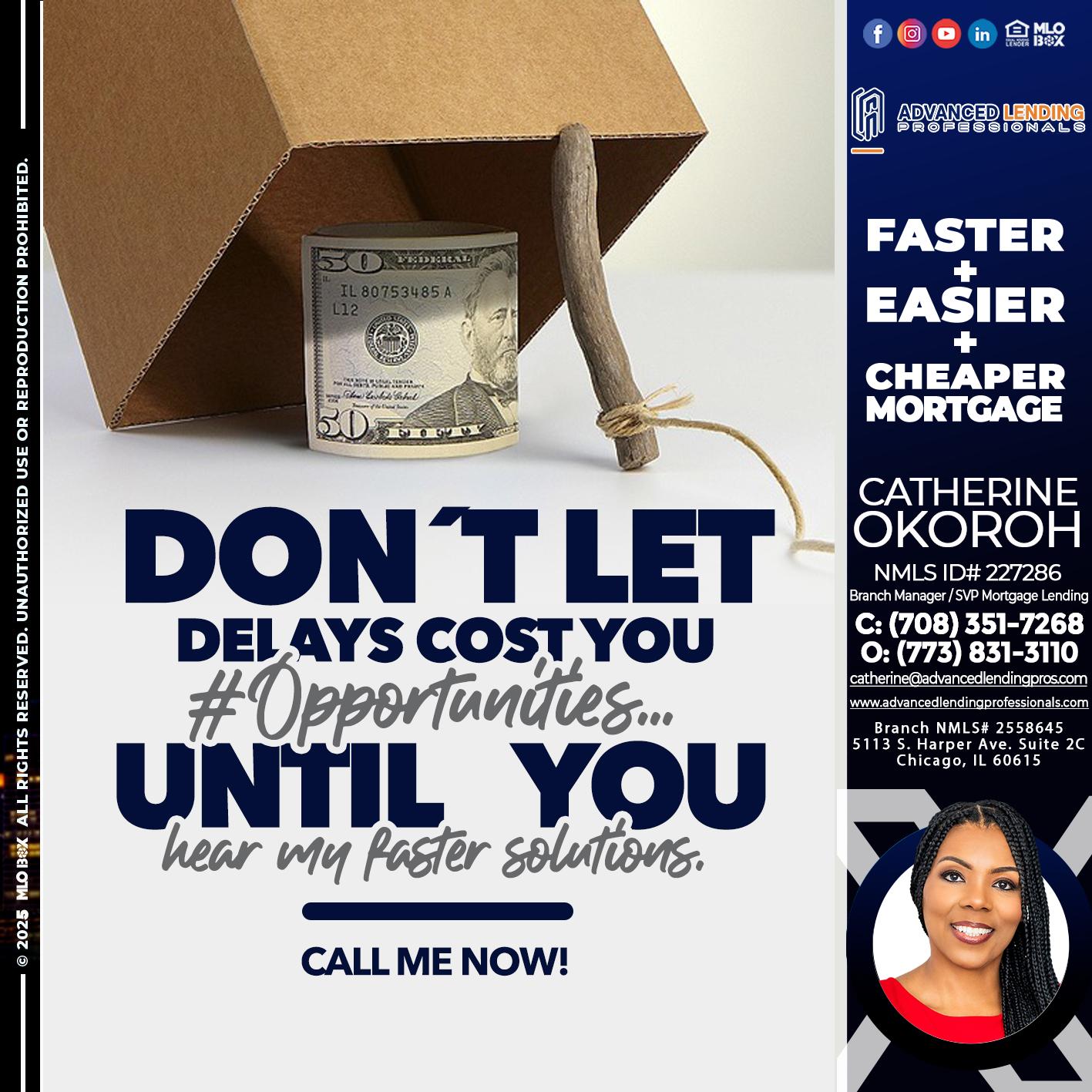 DON´T LET -  Advanced Lending Professionals -Branch Manager