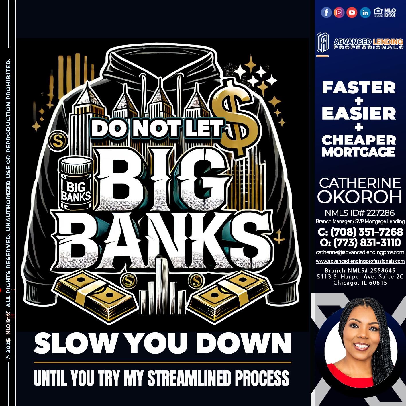 BIG BANKS -  Advanced Lending Professionals -Branch Manager