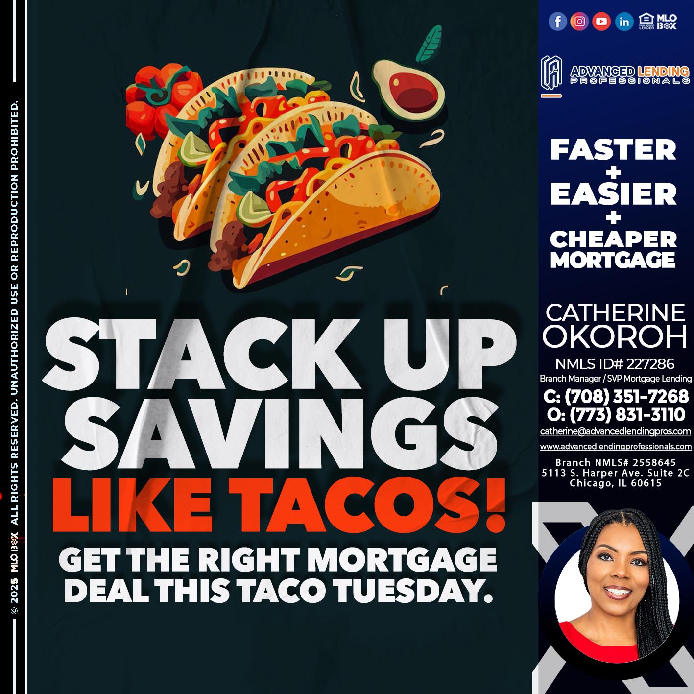 TACO TUESDAY -  Advanced Lending Professionals -Branch Manager