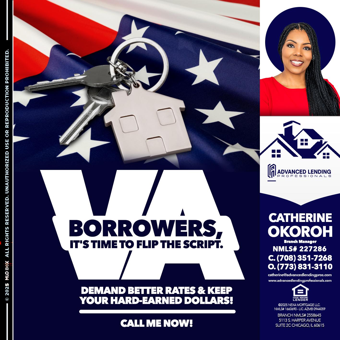 VA BORROWERS -  Advanced Lending Professionals -Branch Manager