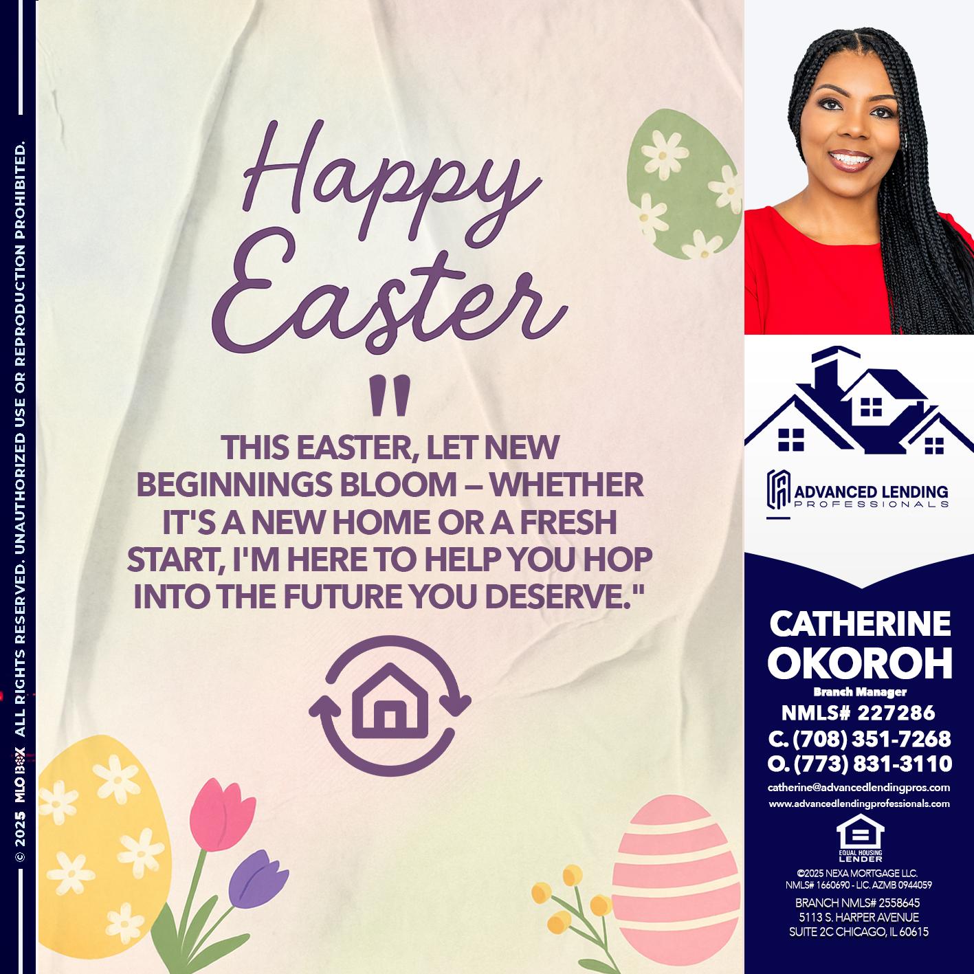 HAPPY EASTER -  Advanced Lending Professionals -Branch Manager