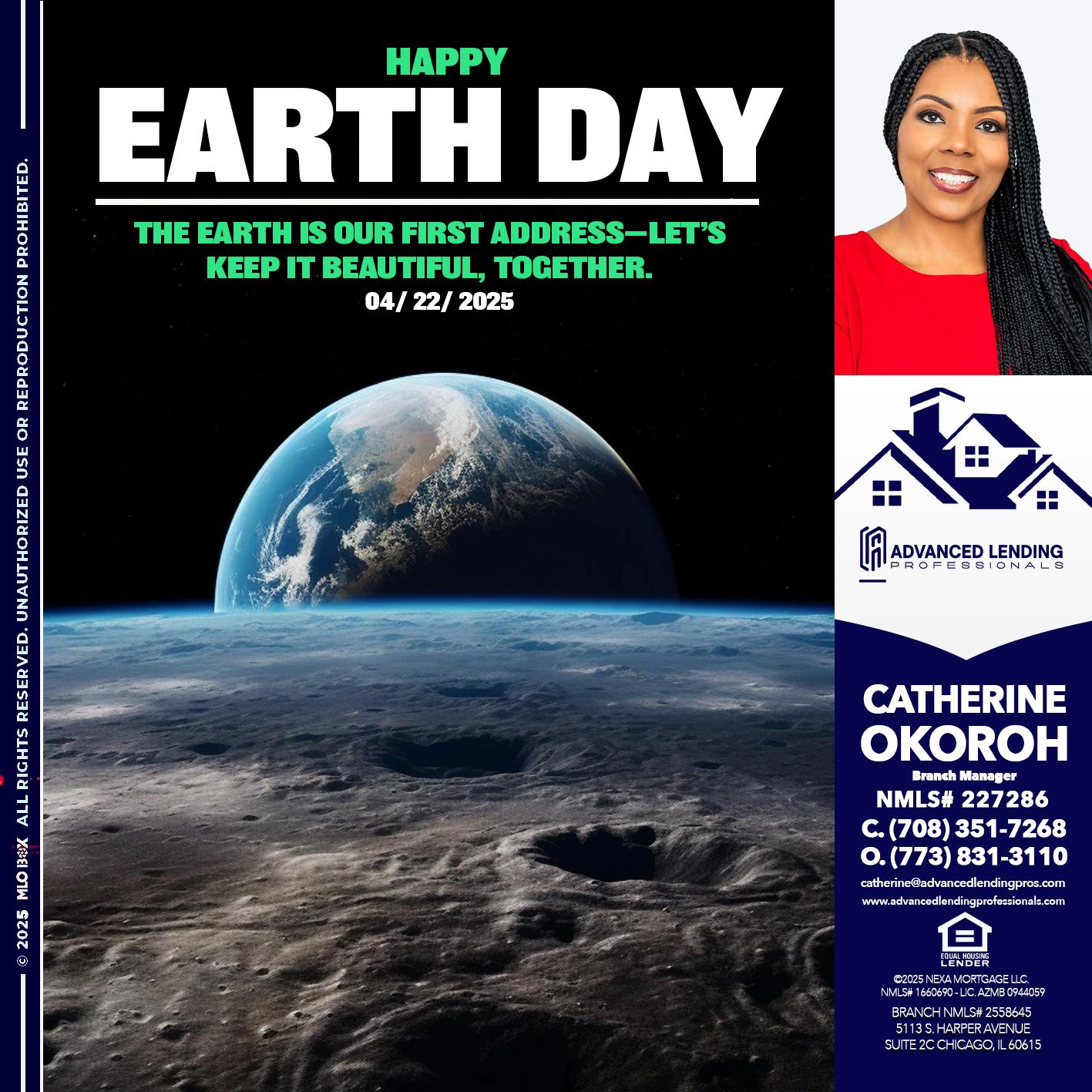 EARTH DAY 2025 -  Advanced Lending Professionals -Branch Manager