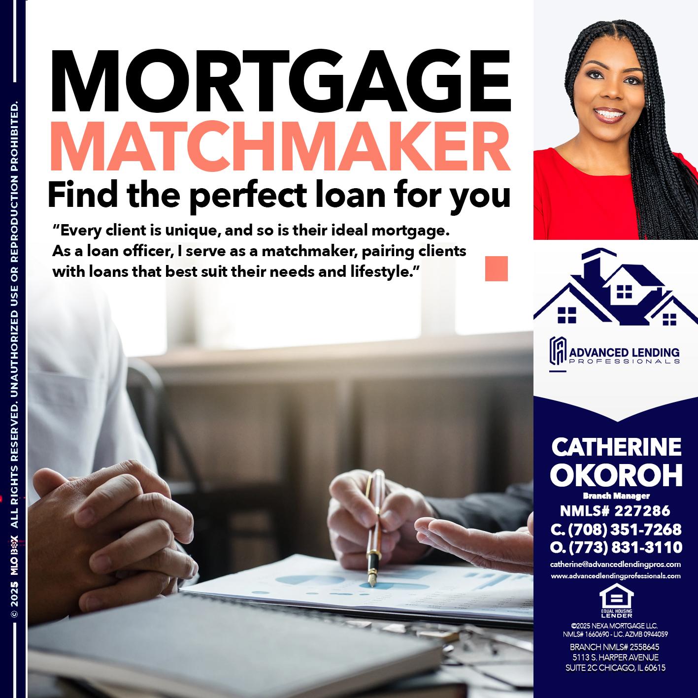 MORTGAGE MATCHMAKER -  Advanced Lending Professionals -Branch Manager