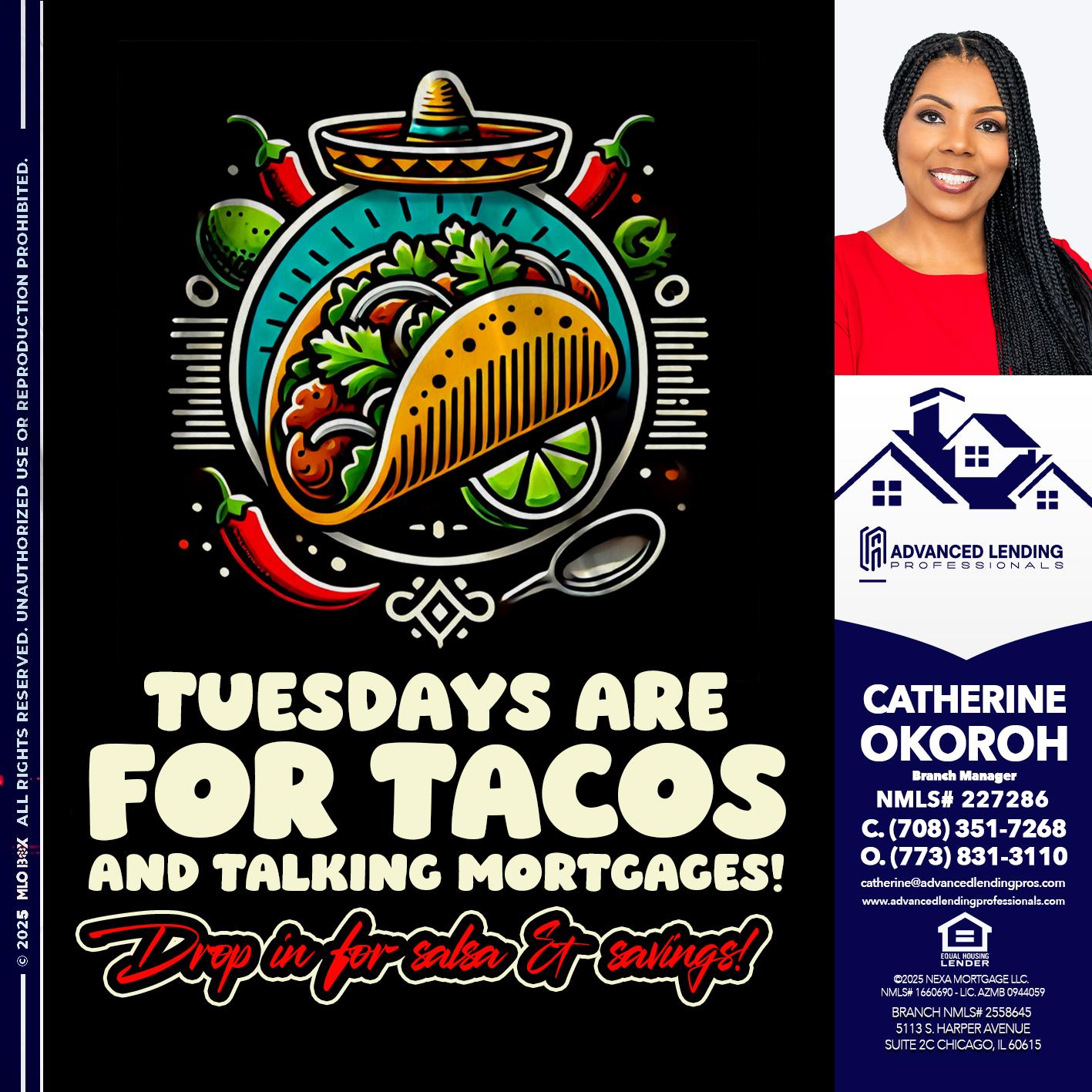 TACO TUESDAY -  Advanced Lending Professionals -Branch Manager