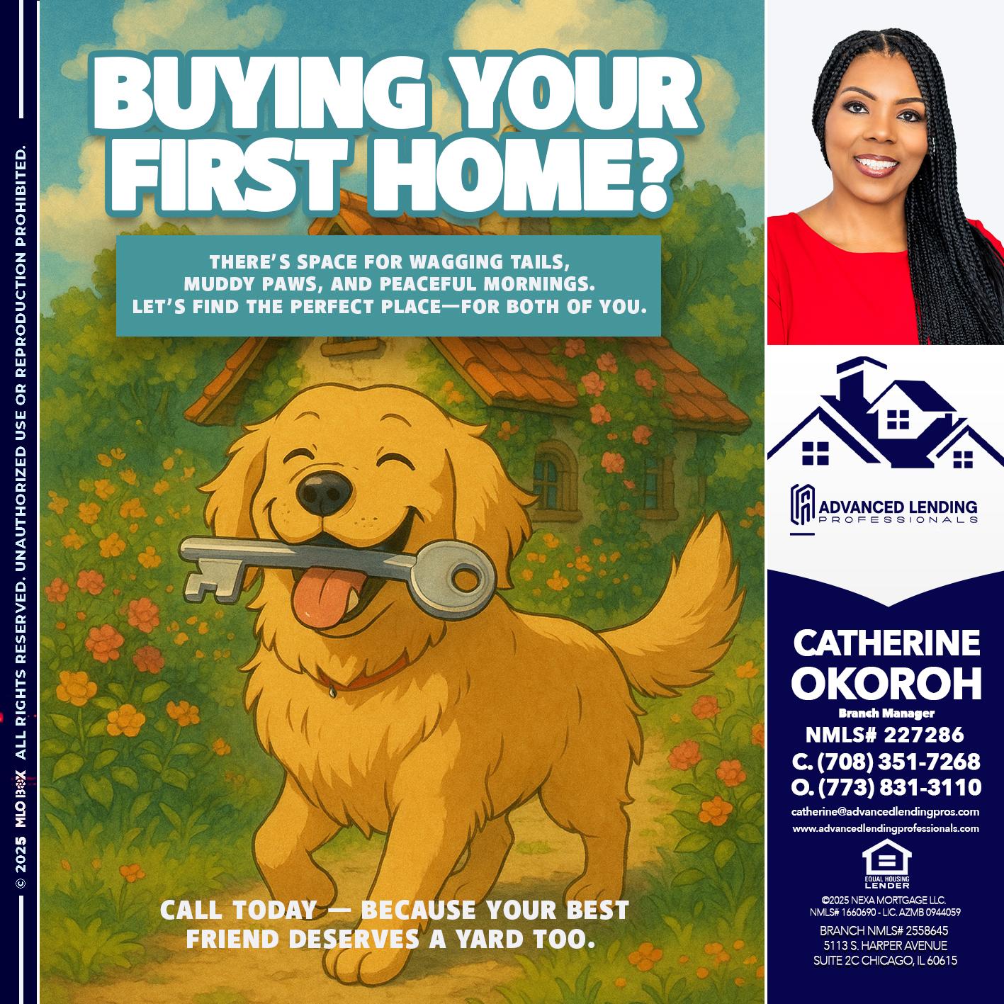 BUYING YOUR FIRST HOME? -  Advanced Lending Professionals -Branch Manager