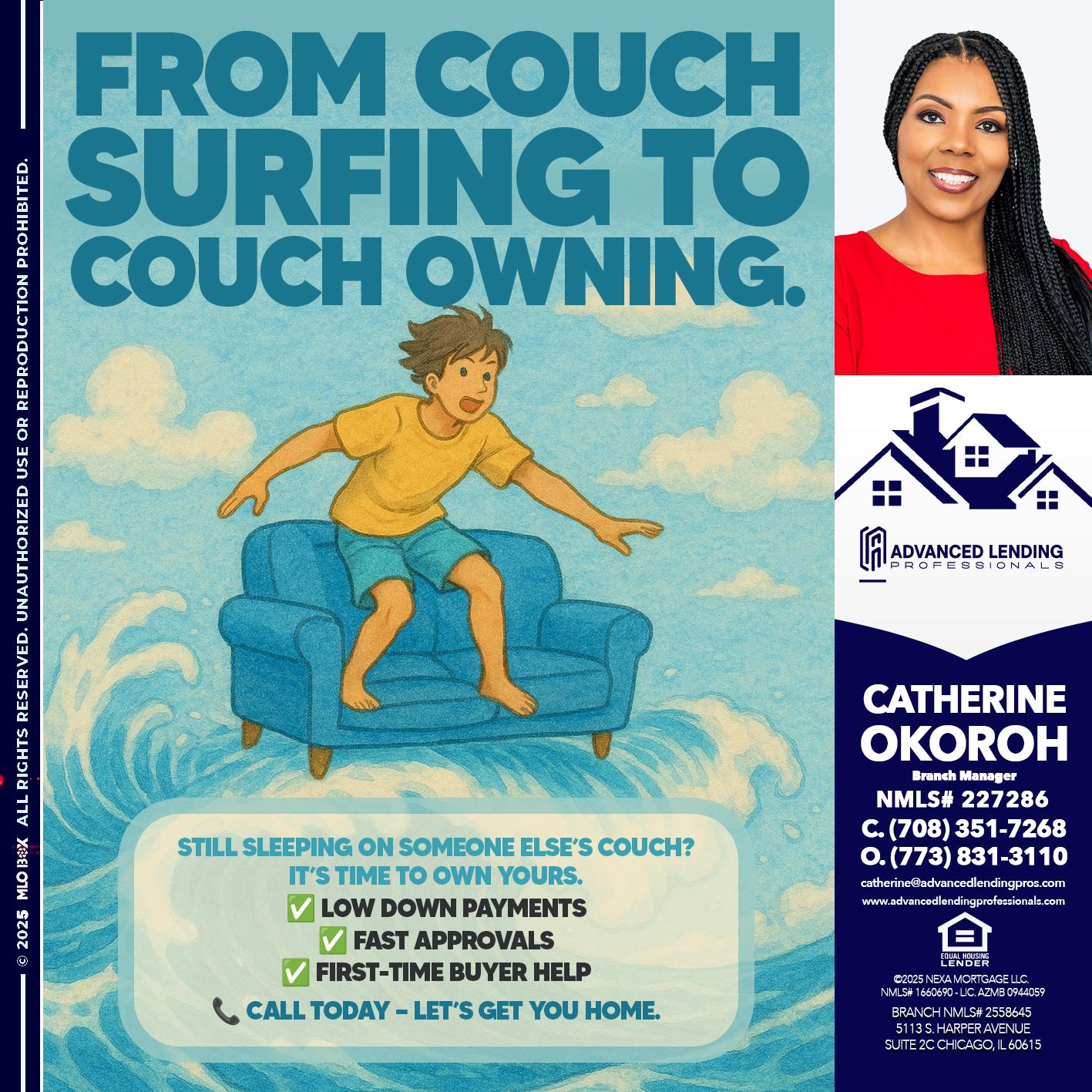 FROM COACH SURFING -  Advanced Lending Professionals -Branch Manager