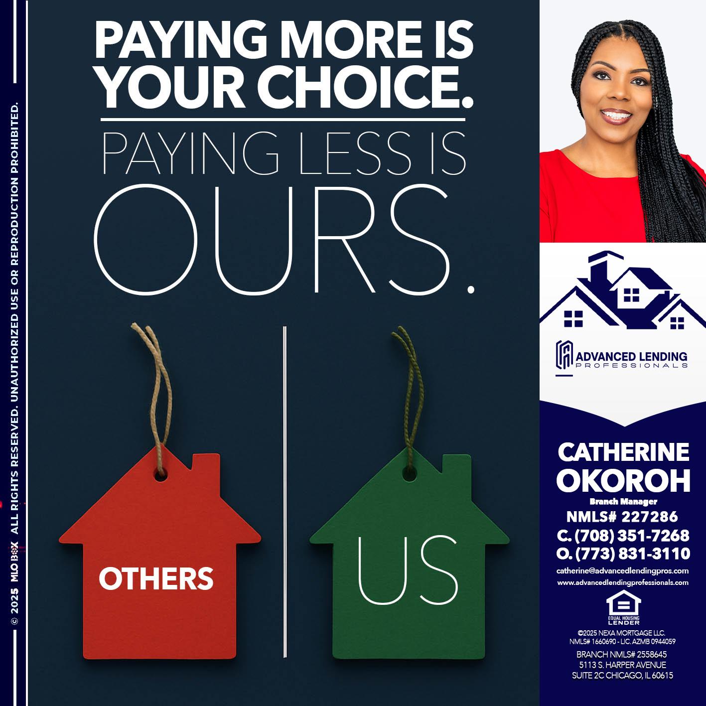 PAYING MORE IS -  Advanced Lending Professionals -Branch Manager