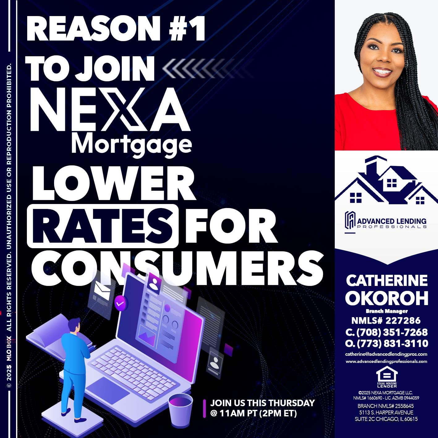 REASON 1 -  Advanced Lending Professionals -Branch Manager