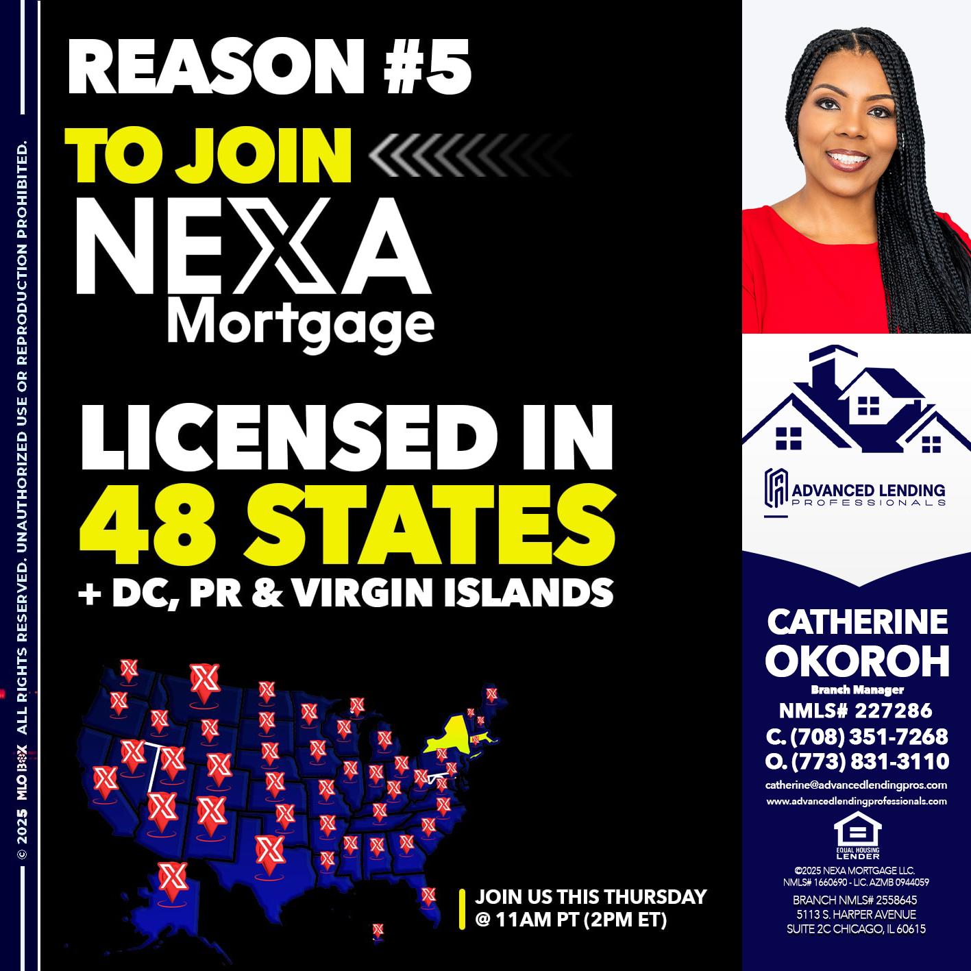 REASON 5 -  Advanced Lending Professionals -Branch Manager