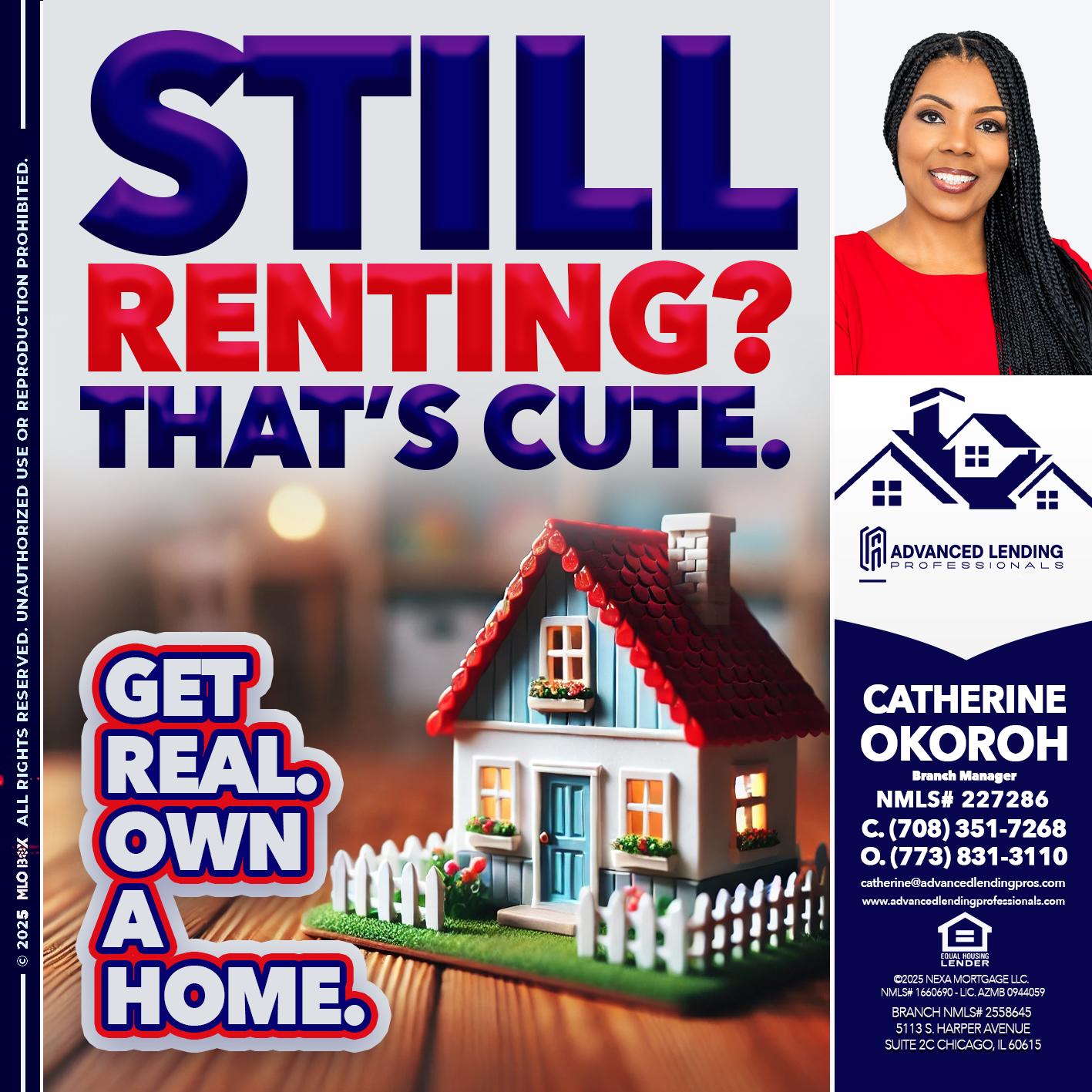 STILL RENTING? -  Advanced Lending Professionals -Branch Manager