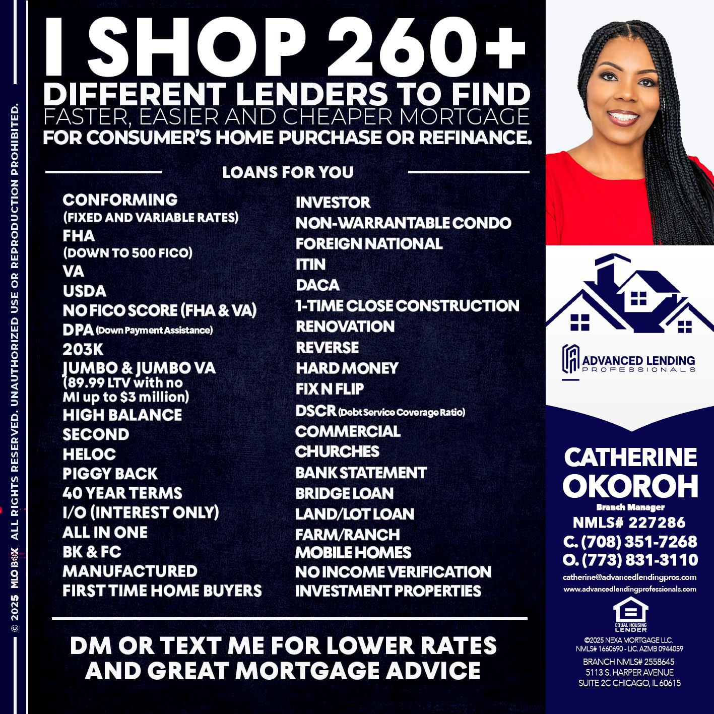 I SHOP +260 -  Advanced Lending Professionals -Branch Manager