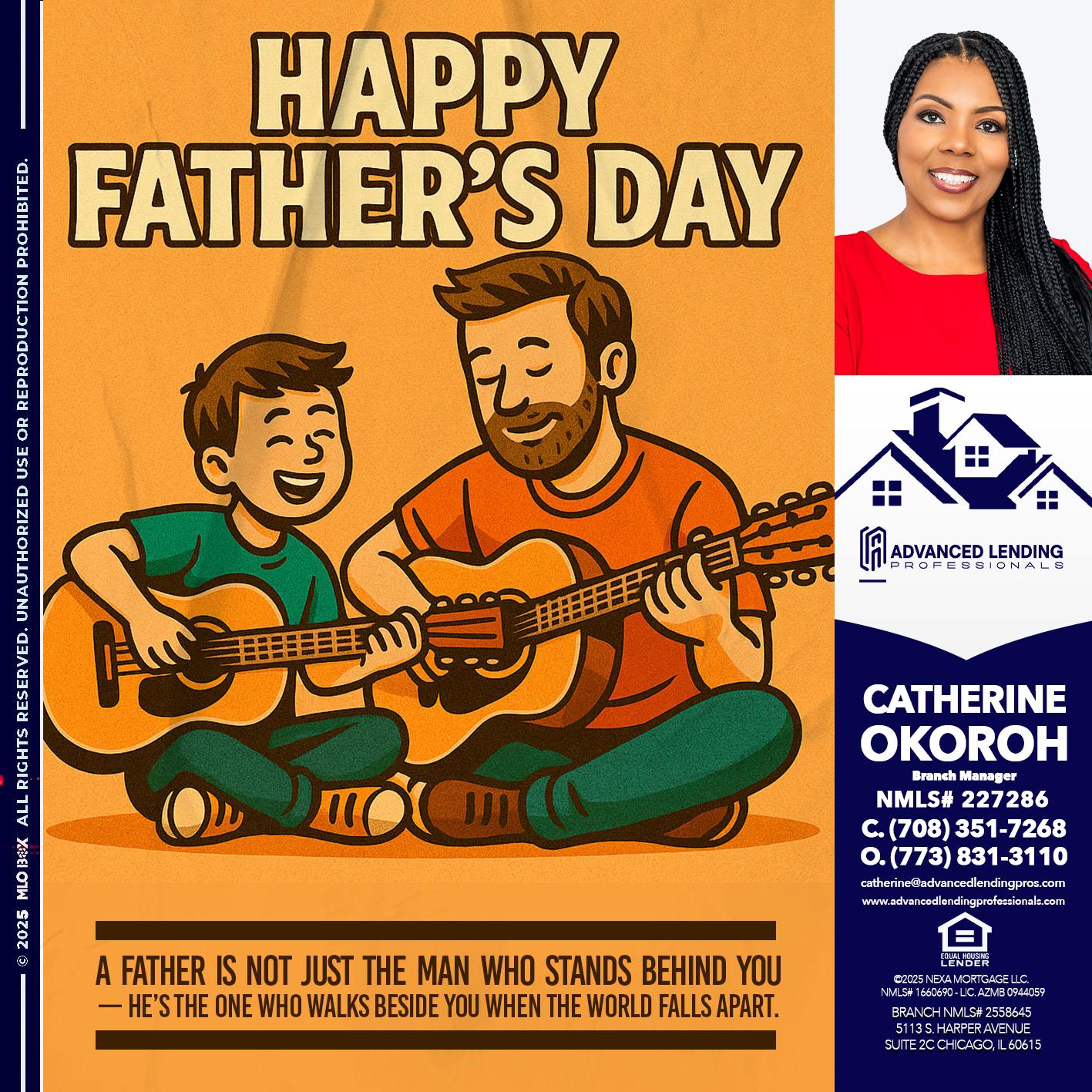 HAPPY FATHERS DAY -  Advanced Lending Professionals -Branch Manager