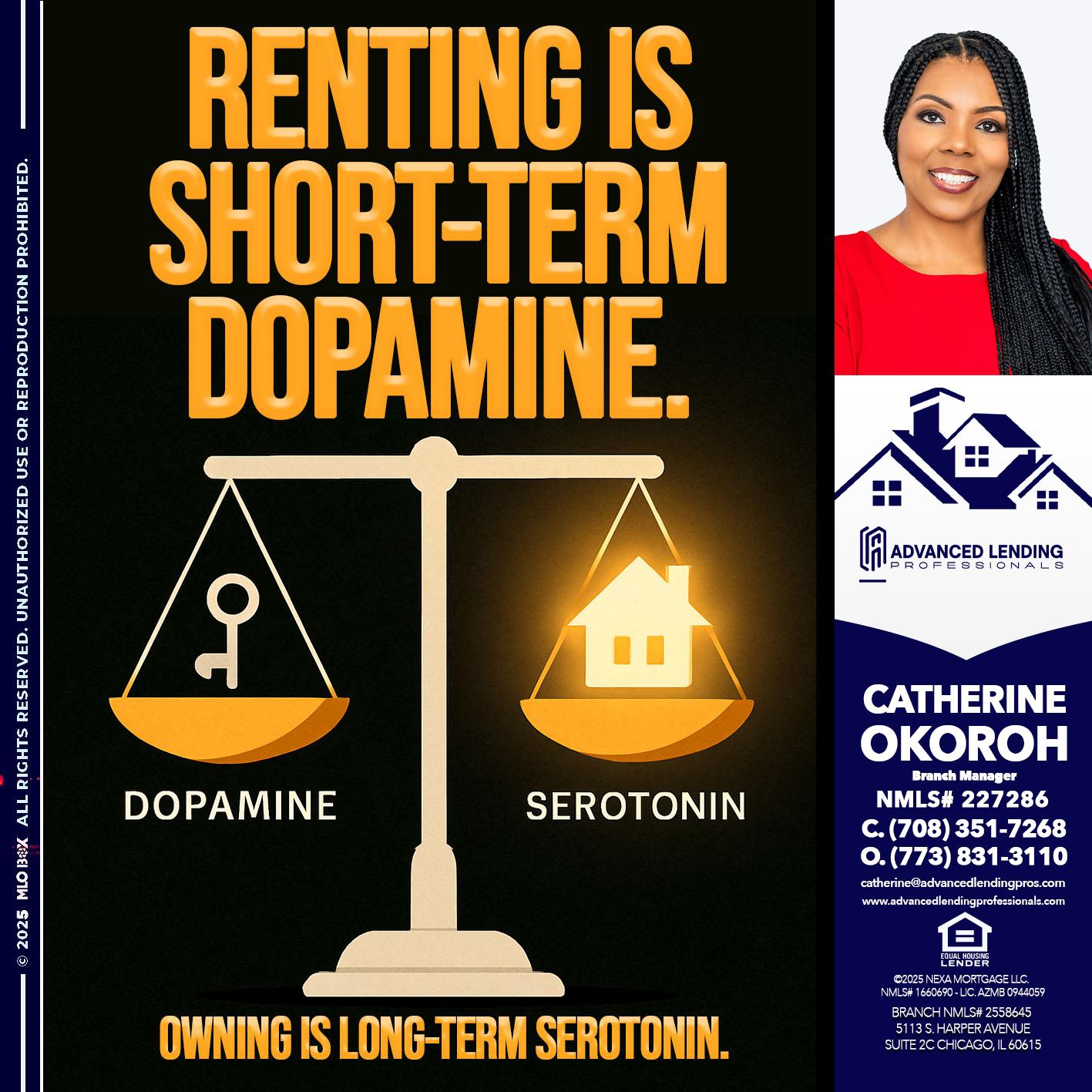 RENTING IS SHORT TERM -  Advanced Lending Professionals -Branch Manager