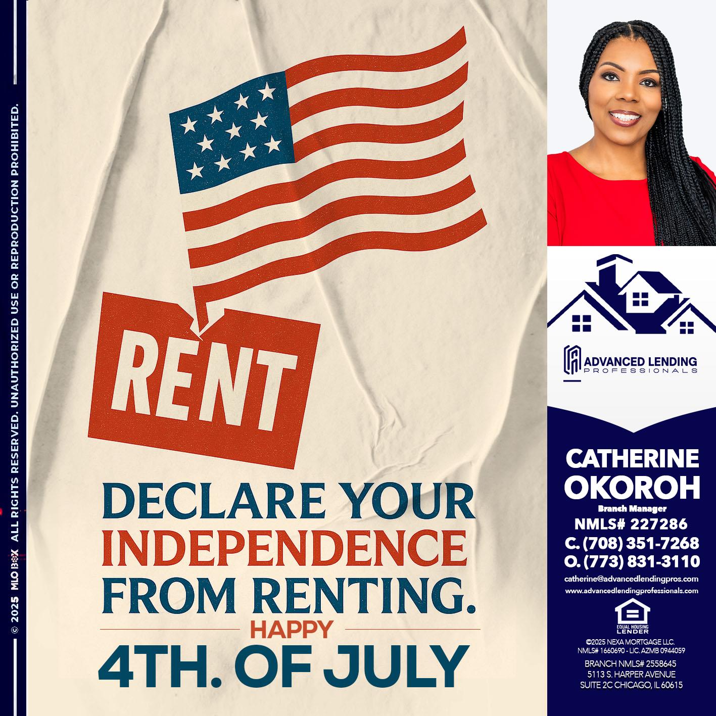 DECLARE YOUR INDEPENDENCE -  Advanced Lending Professionals -Branch Manager