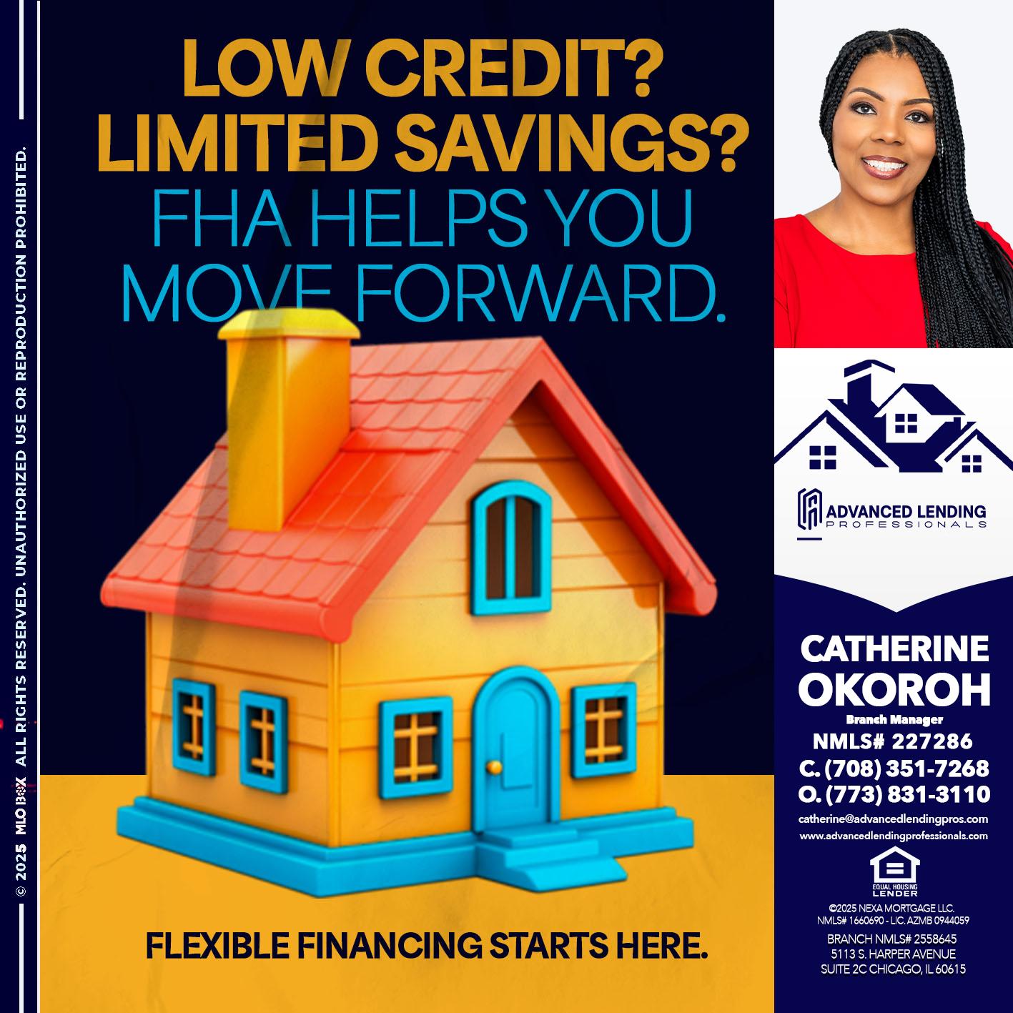 LOW CREDIT? -  Advanced Lending Professionals -Branch Manager