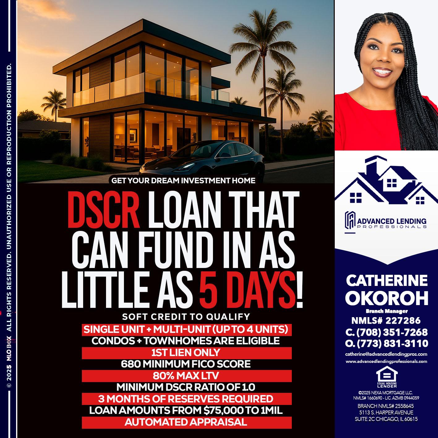 DSCR LOAN -  Advanced Lending Professionals -Branch Manager